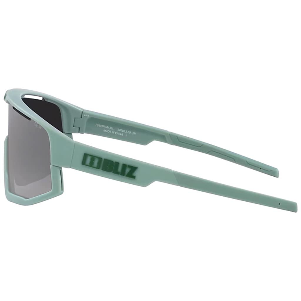 Bliz - Fusion Small Sonnenbrille - Matte Green/Smoke Mirror Silver