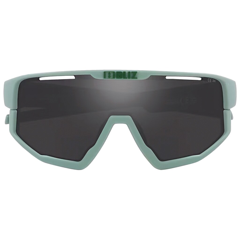 Bliz - Fusion Small Sonnenbrille - Matte Green/Smoke Mirror Silver