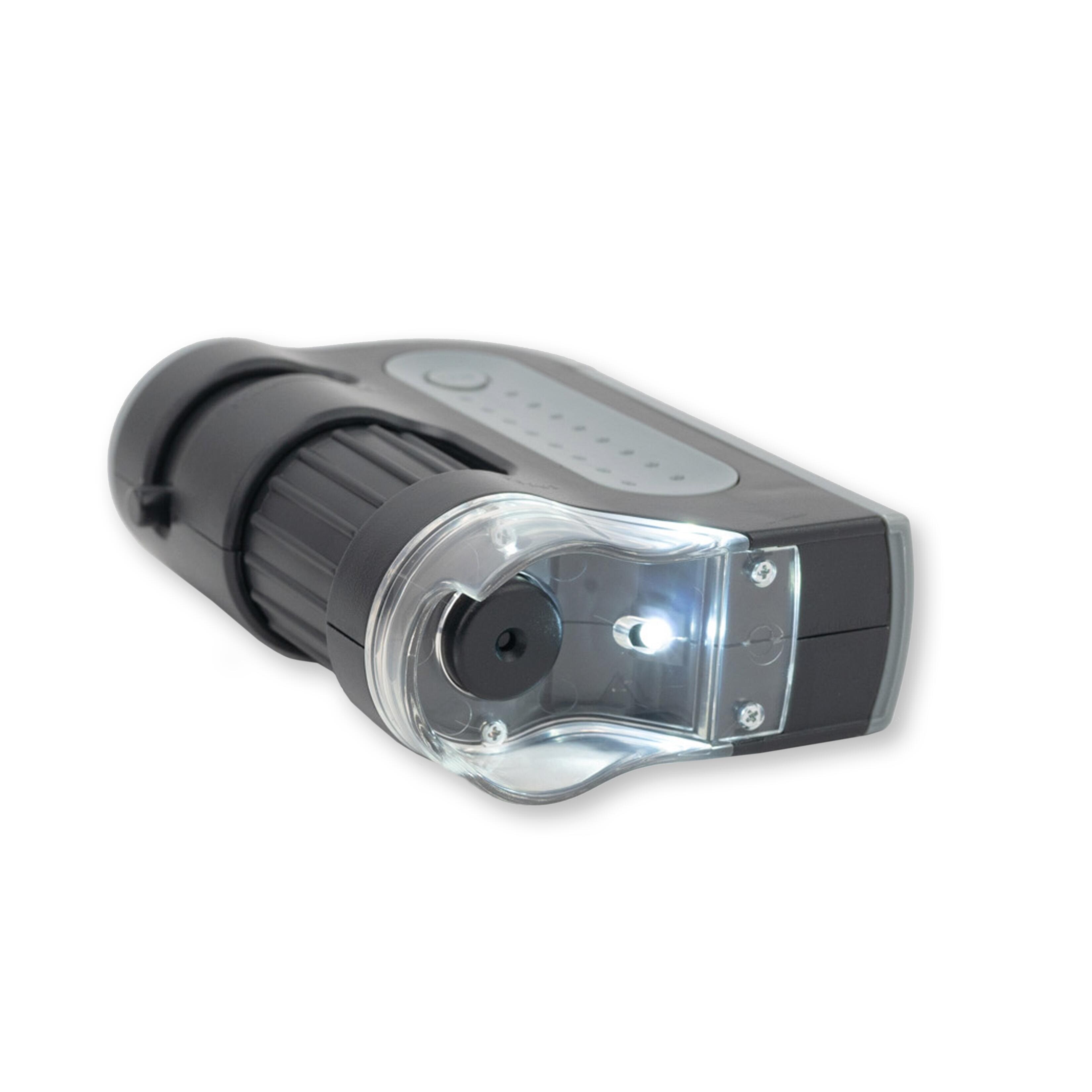 Carson - MicroBrite Plus LED 60-120x - Taschenmikroskop mit Clip - Grey