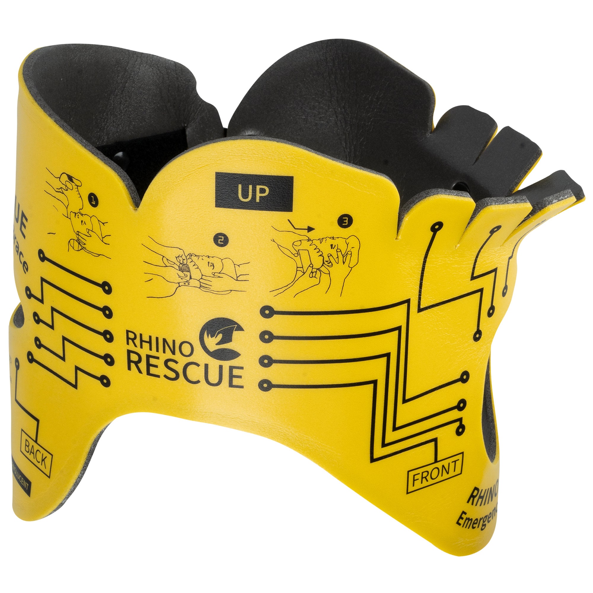 Rhino Rescue - Neck Brace Halsorthese - Yellow