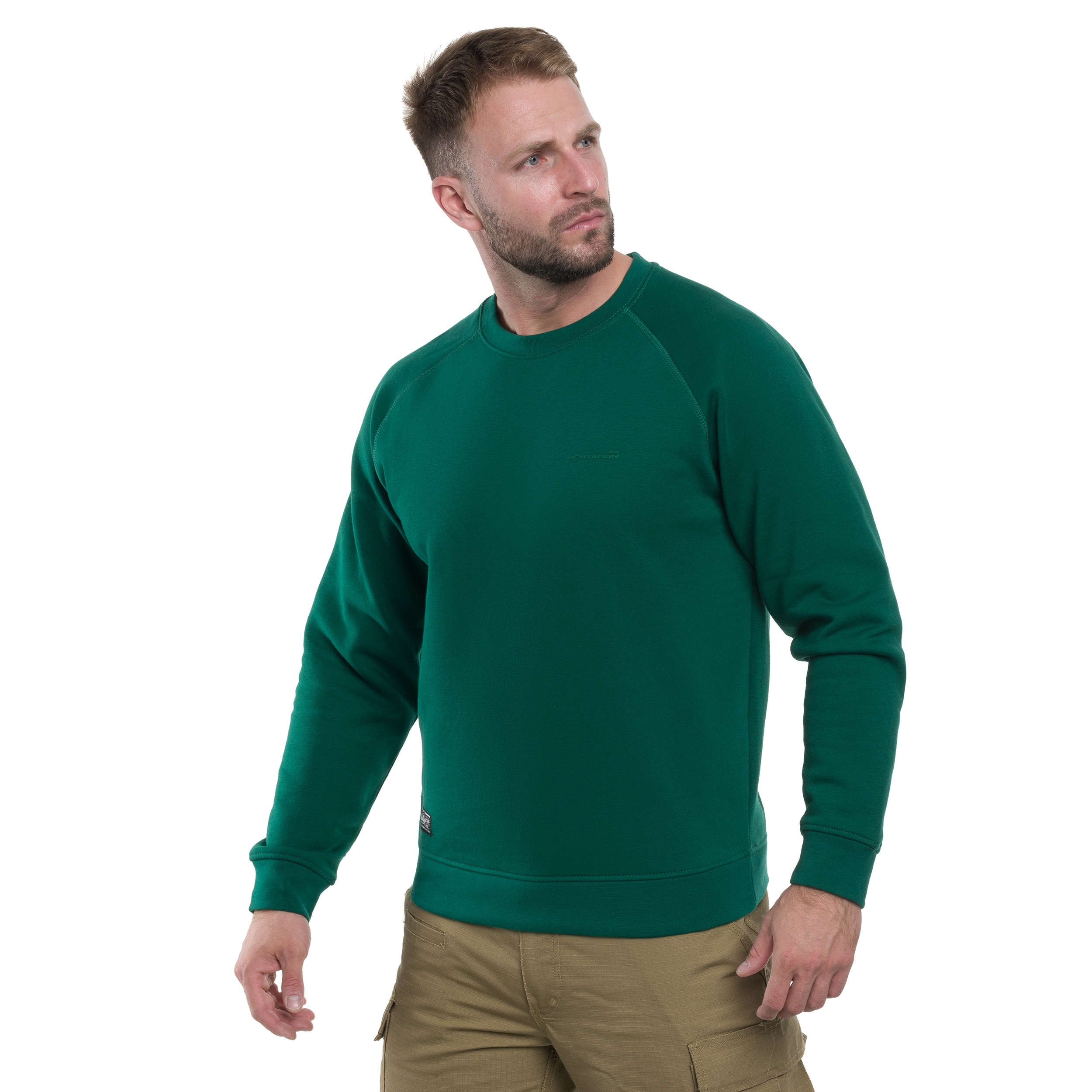 Pentagon - Hawk Blank Sweatshirt - SpirngBok Green