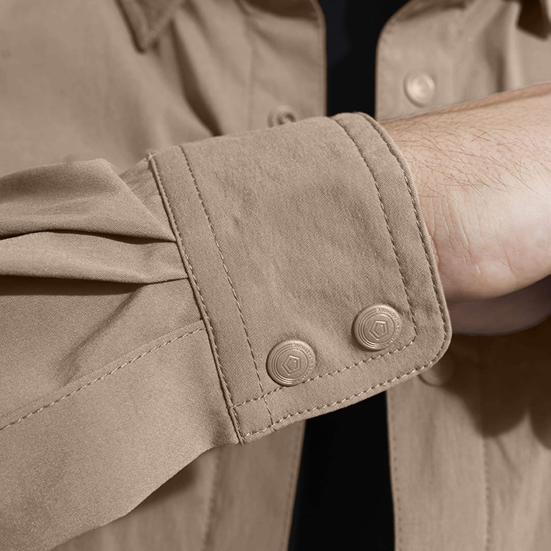Pentagon - Wayne Sunproof Long Sleeve - Langarmhemd - Khaki