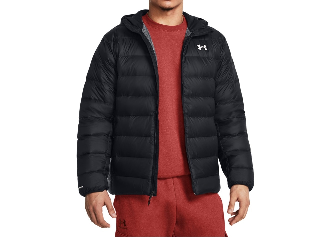 Under Armour - Legend Down Hooded Jacke - Black