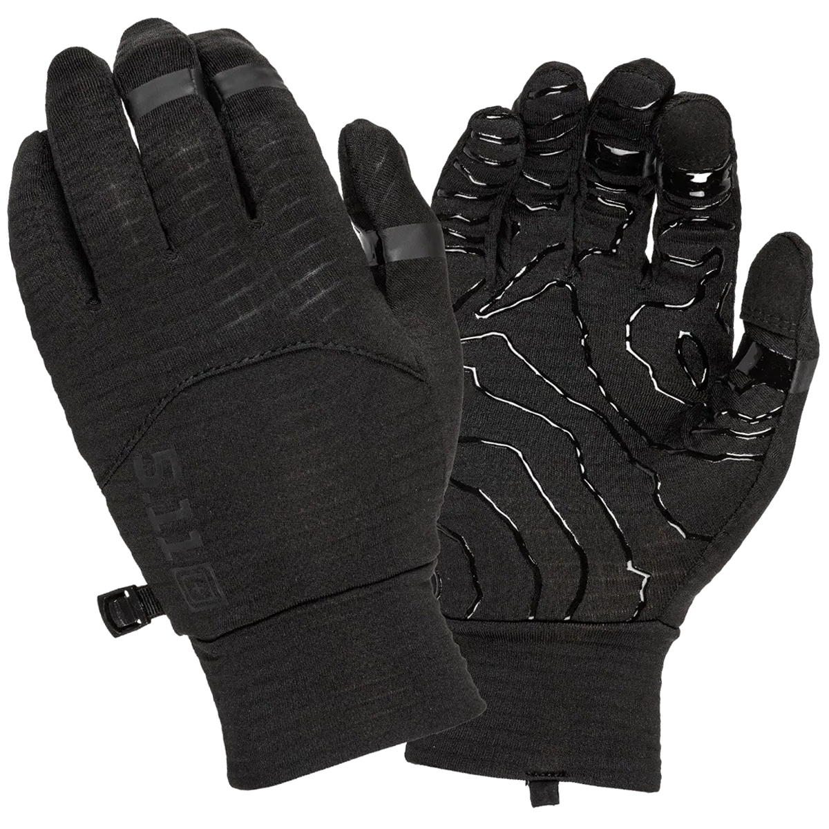 5.11 Tactical - Stratos Stretch Fleece Handschuhe - Black