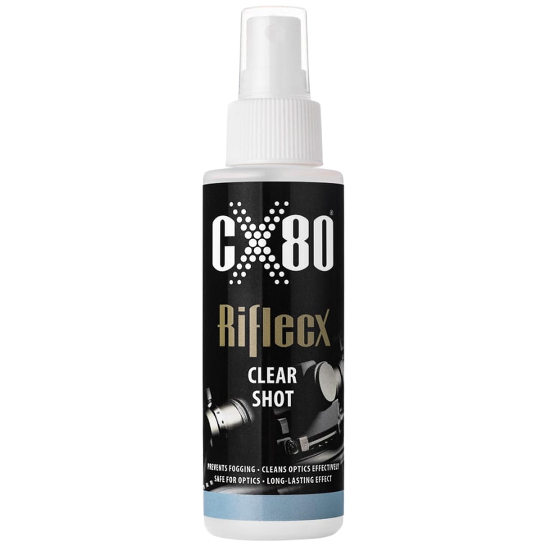 RifleCX - Clear Shot Antibeschlag-Reinigungsspray für Optik - 100 ml