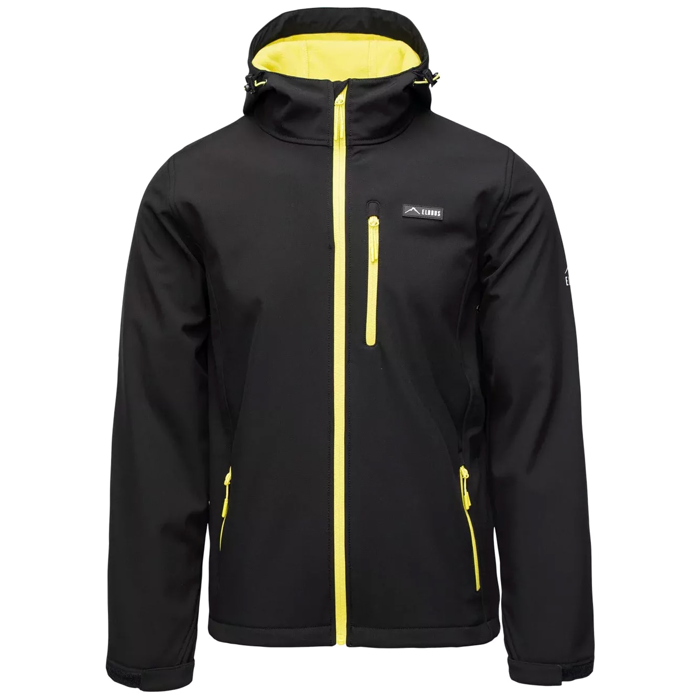 Elbrus - Iver II Jacke - Black/Yellow