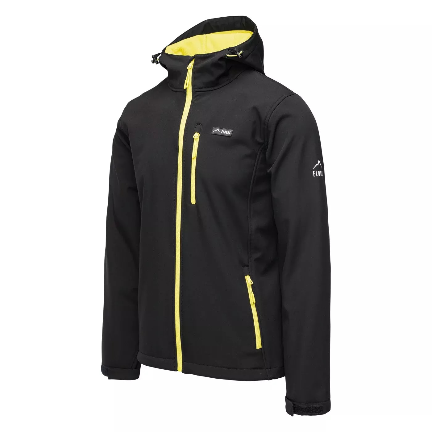 Elbrus - Iver II Jacke - Black/Yellow