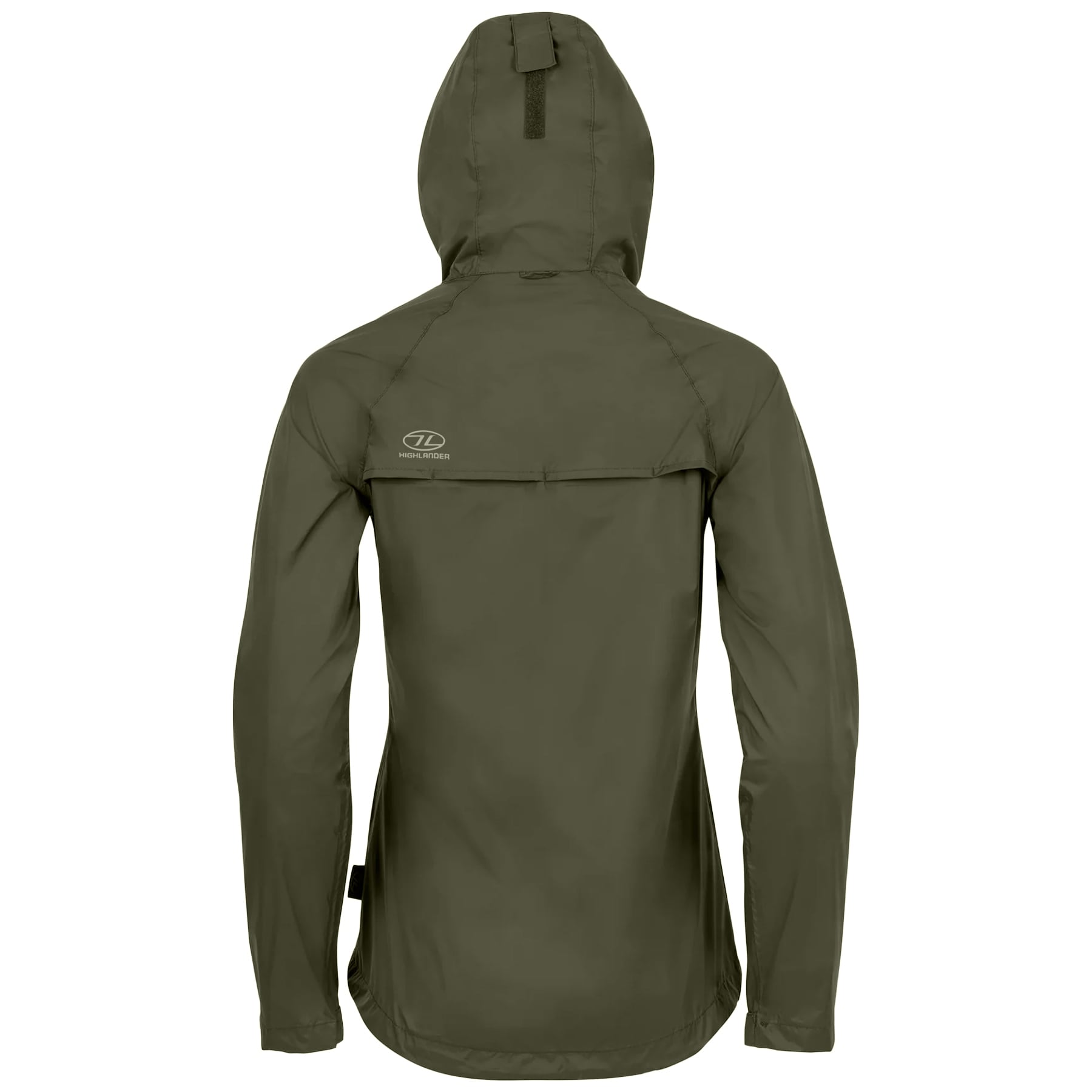 Highlander Outdoor - Stow & Go Pack Away Jacke - Olive Green