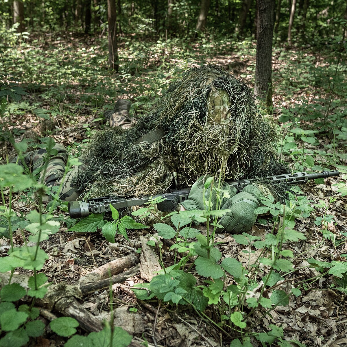 MFH - Ghilie Camo Parka - Tarnanzug - Woodland