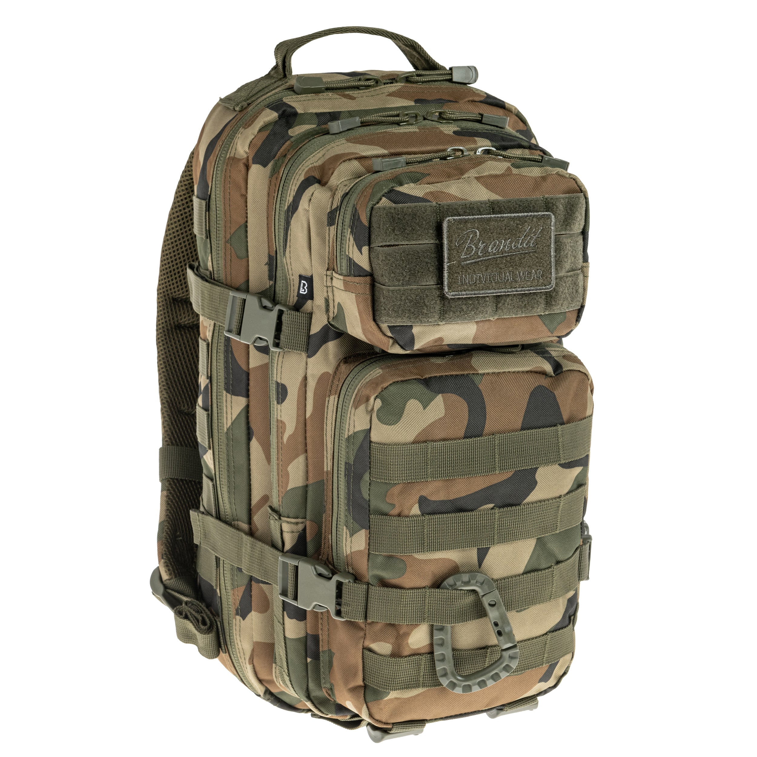 Brandit - Assault Pack Medium Rucksack 25 l - Woodland