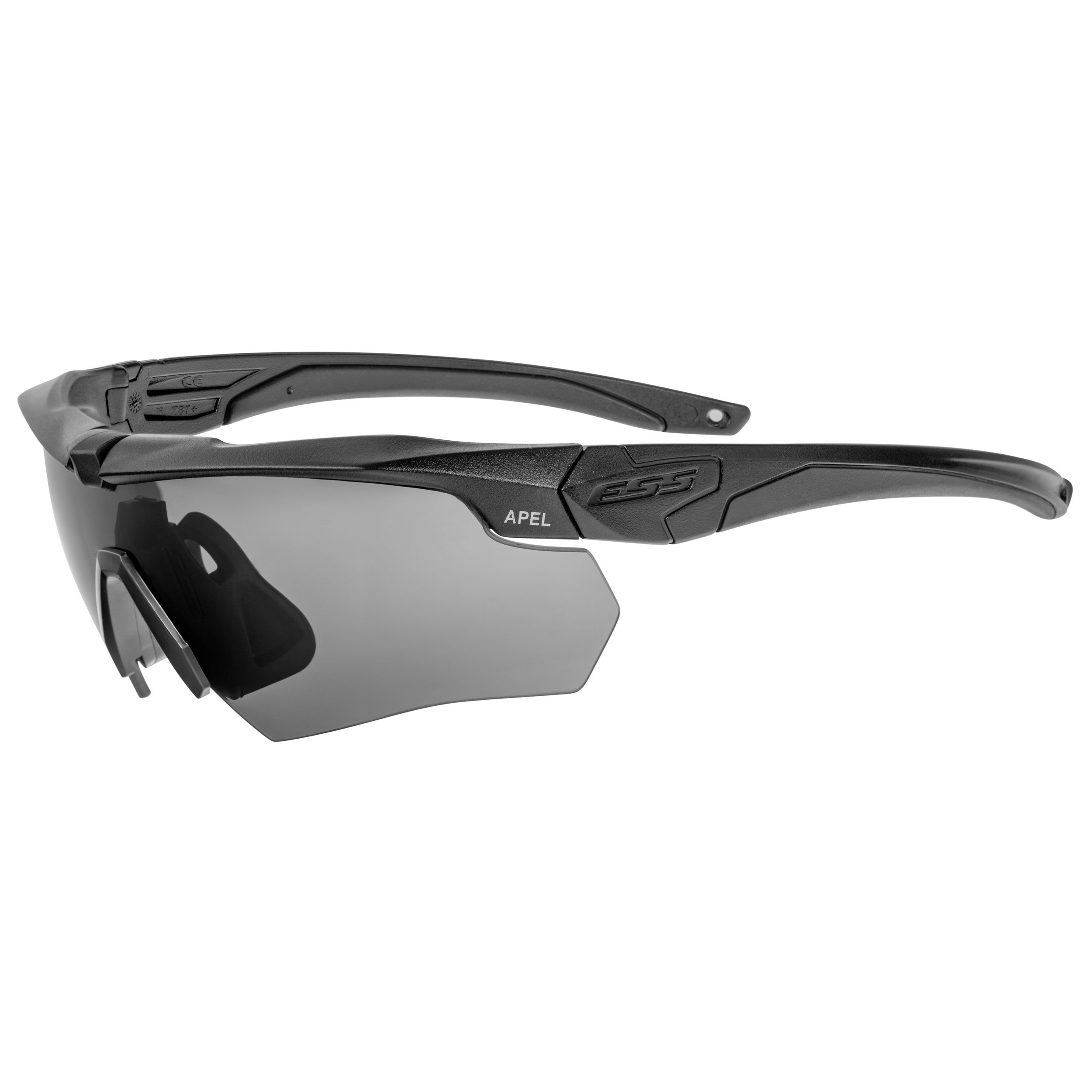 ESS - Crossbow APEL Taktische Schutzbrille Clear/Smoke Gray - Black