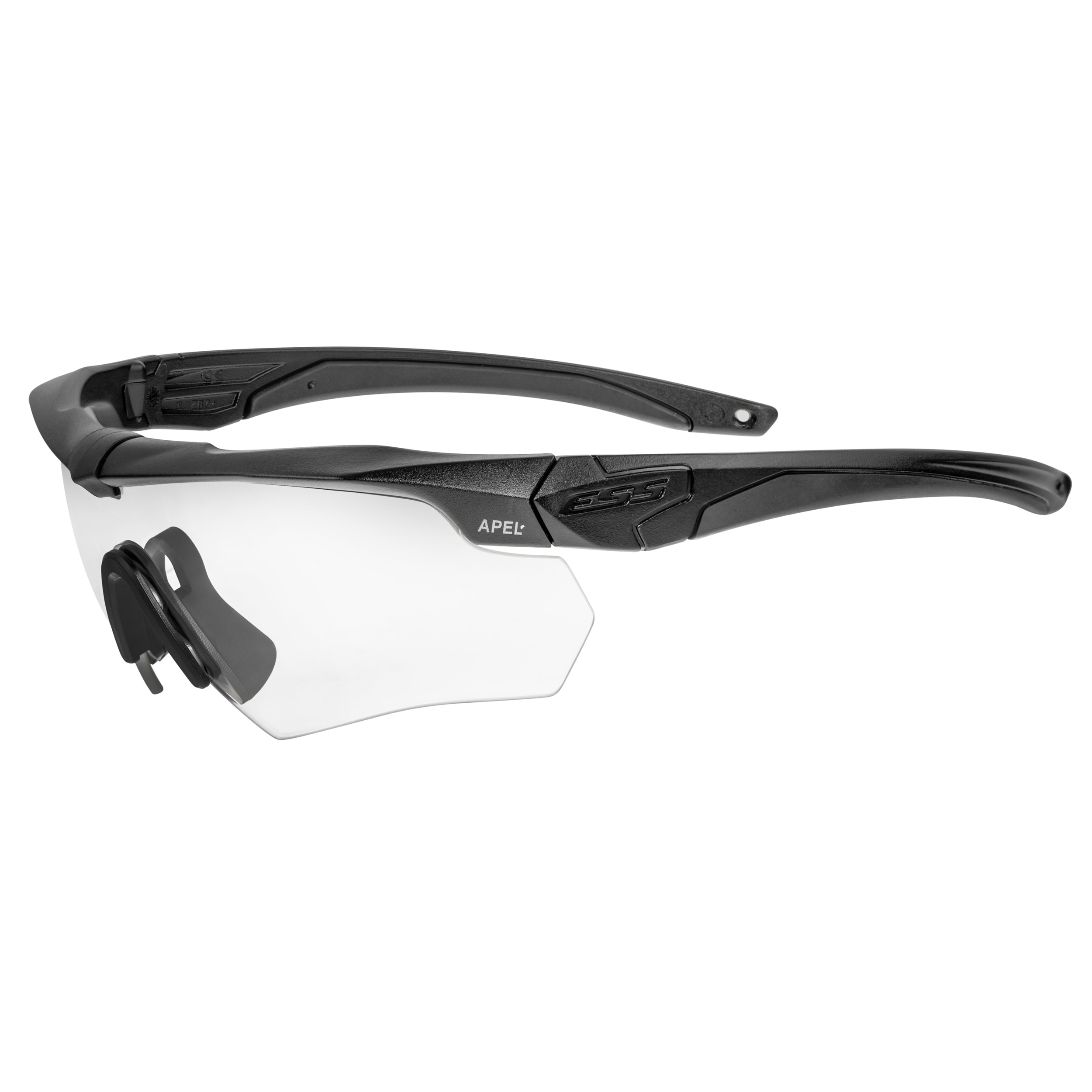 ESS - Crossbow APEL Taktische Schutzbrille Clear/Smoke Gray - Black