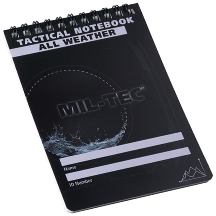 Mil-Tec - Tactical wasserdichtes Notizbuch 100 x 150 mm