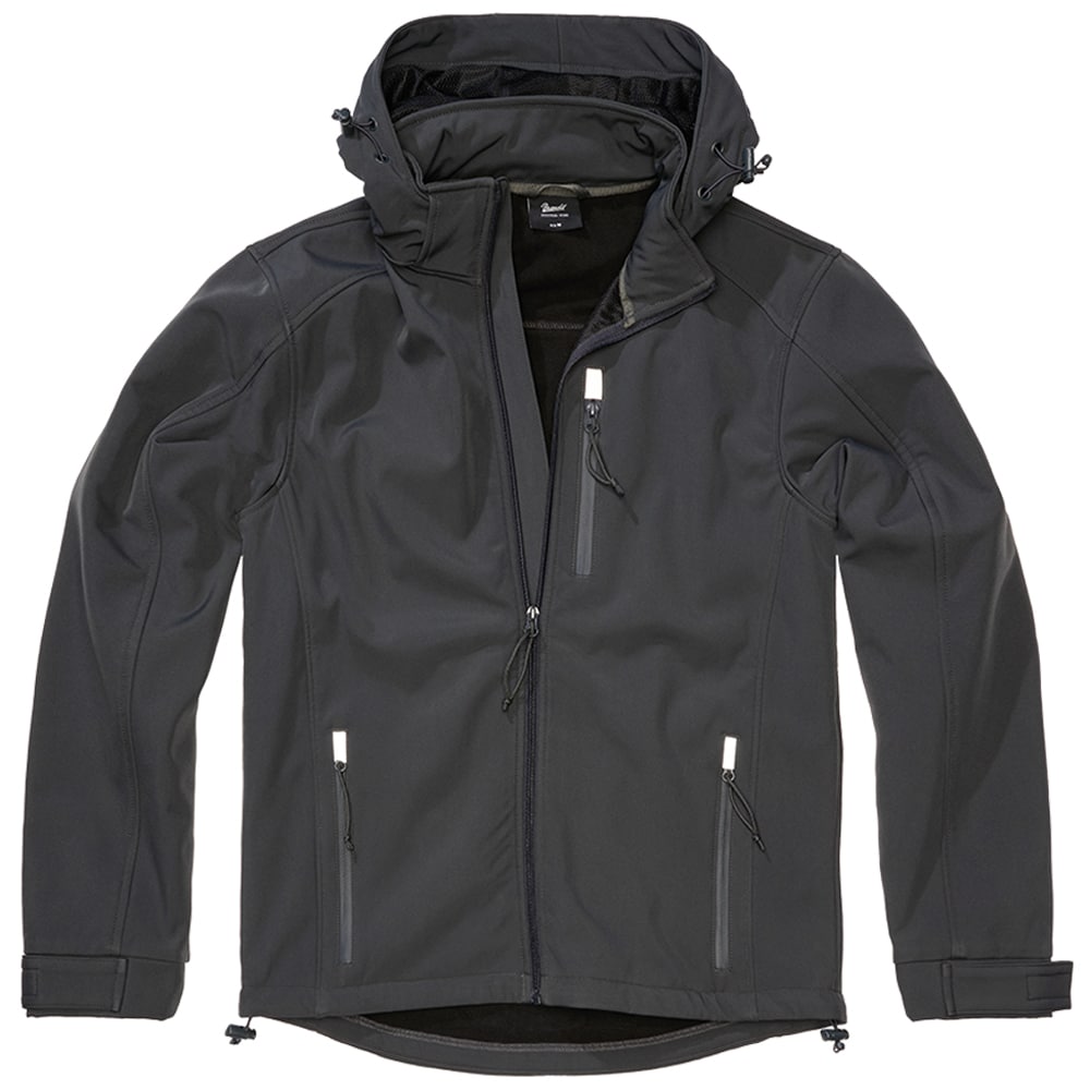 Brandit - Softshell Hurricane Jacke - Anthracite