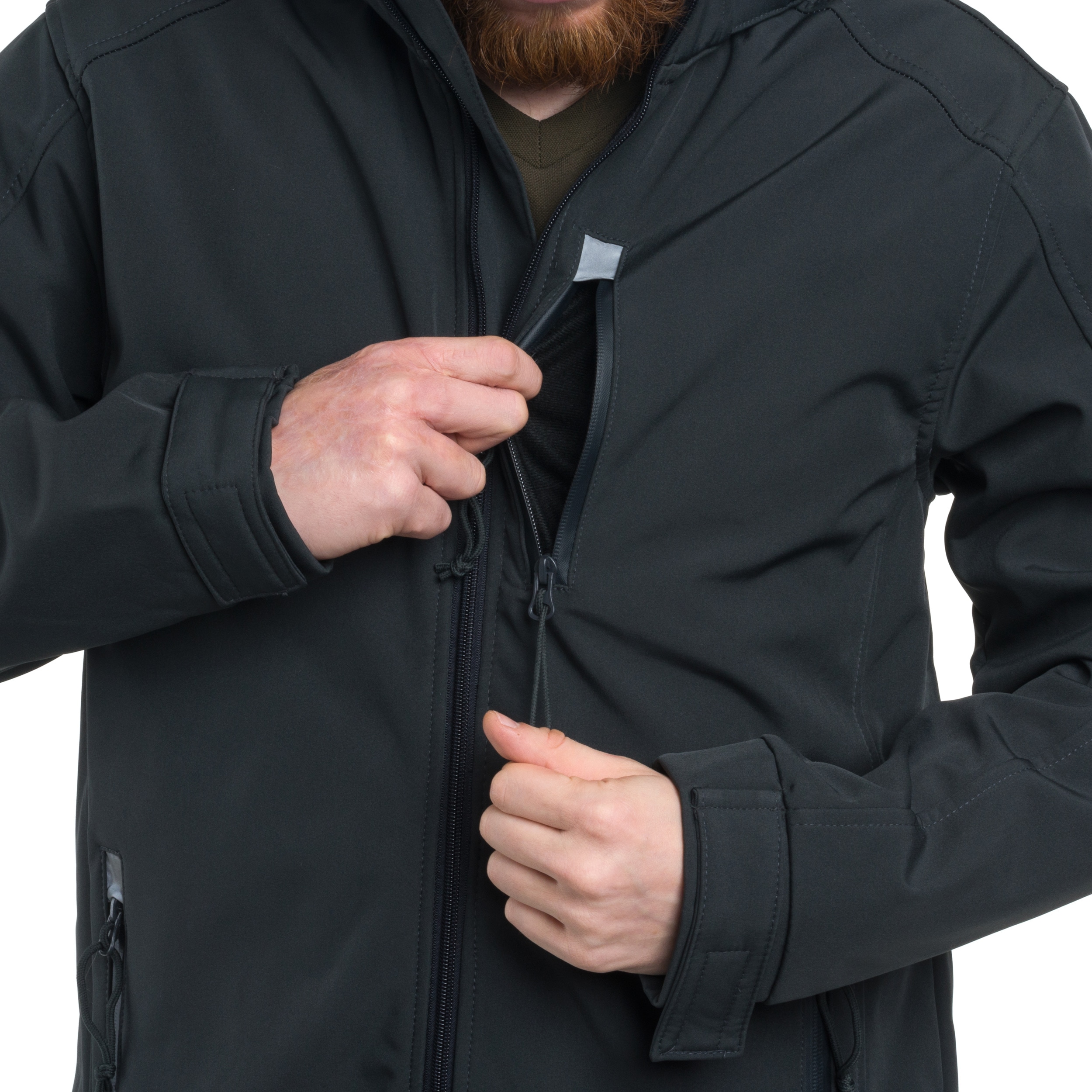 Brandit - Softshell Hurricane Jacke - Anthracite