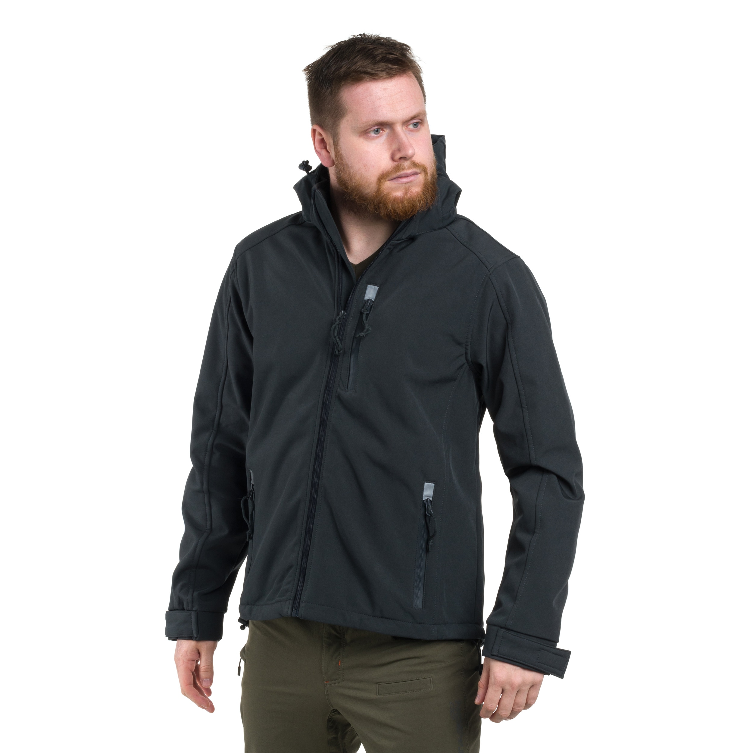 Brandit - Softshell Hurricane Jacke - Anthracite