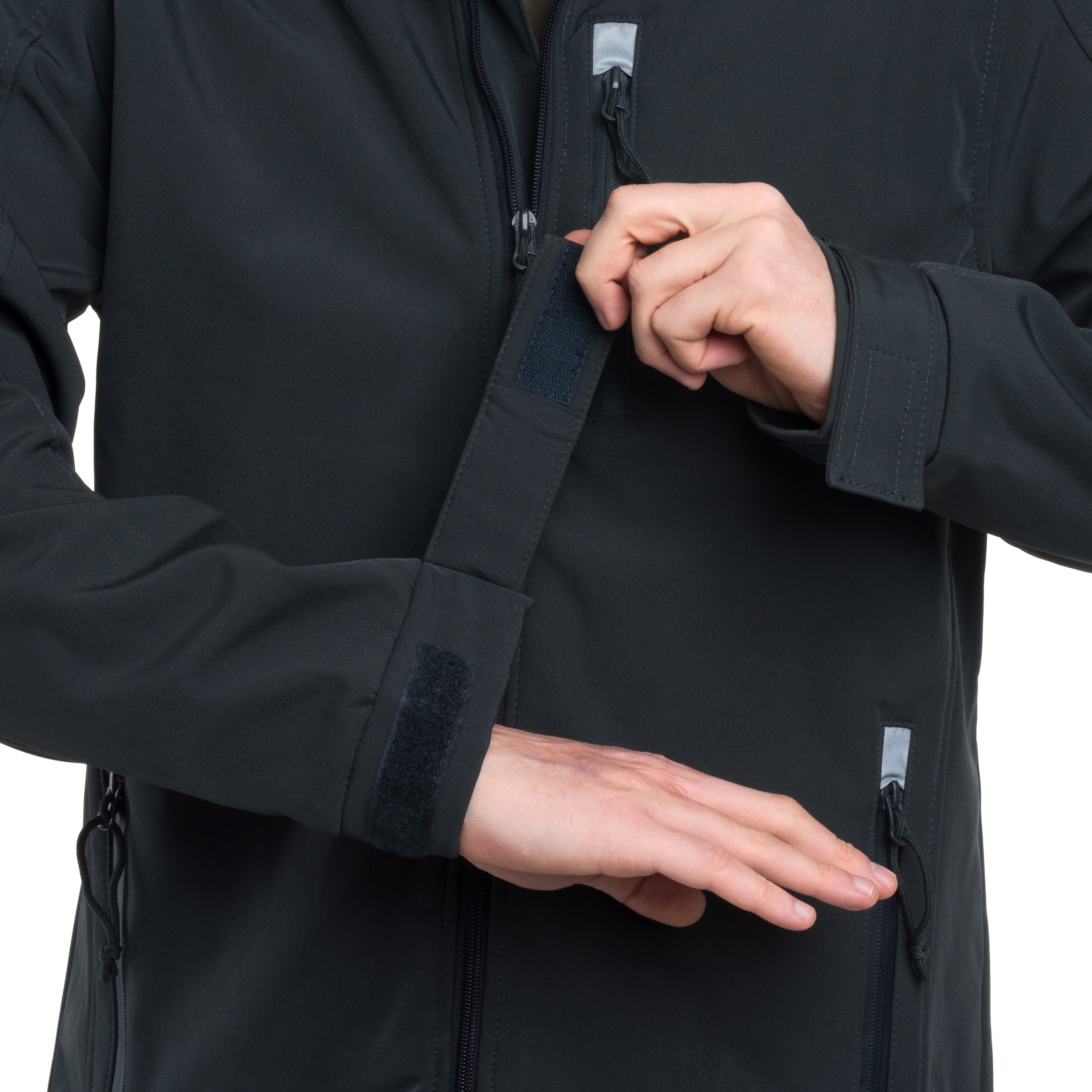 Brandit - Softshell Hurricane Jacke - Anthracite