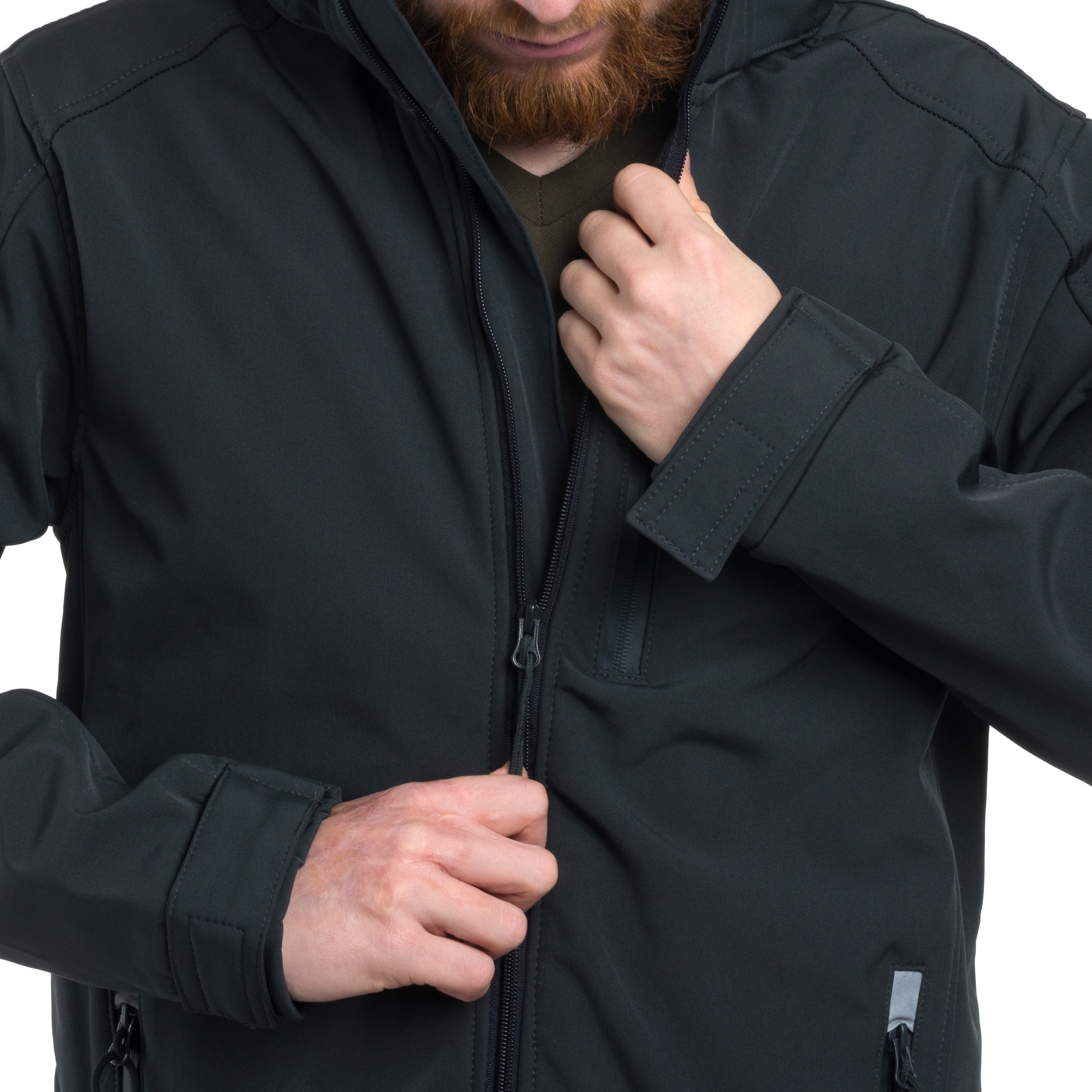 Brandit - Softshell Hurricane Jacke - Anthracite