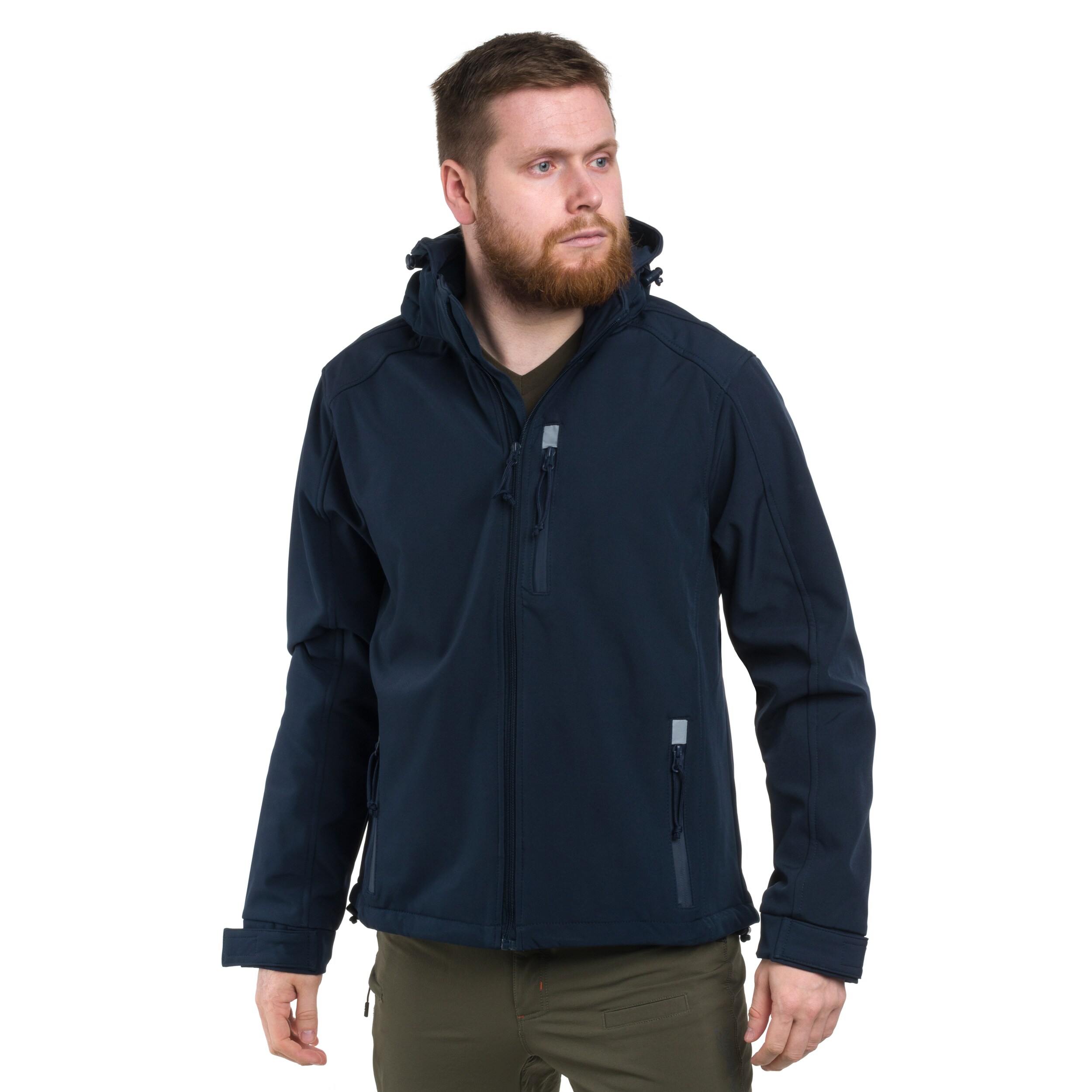 Brandit - Softshell Hurricane Jacke - Navy