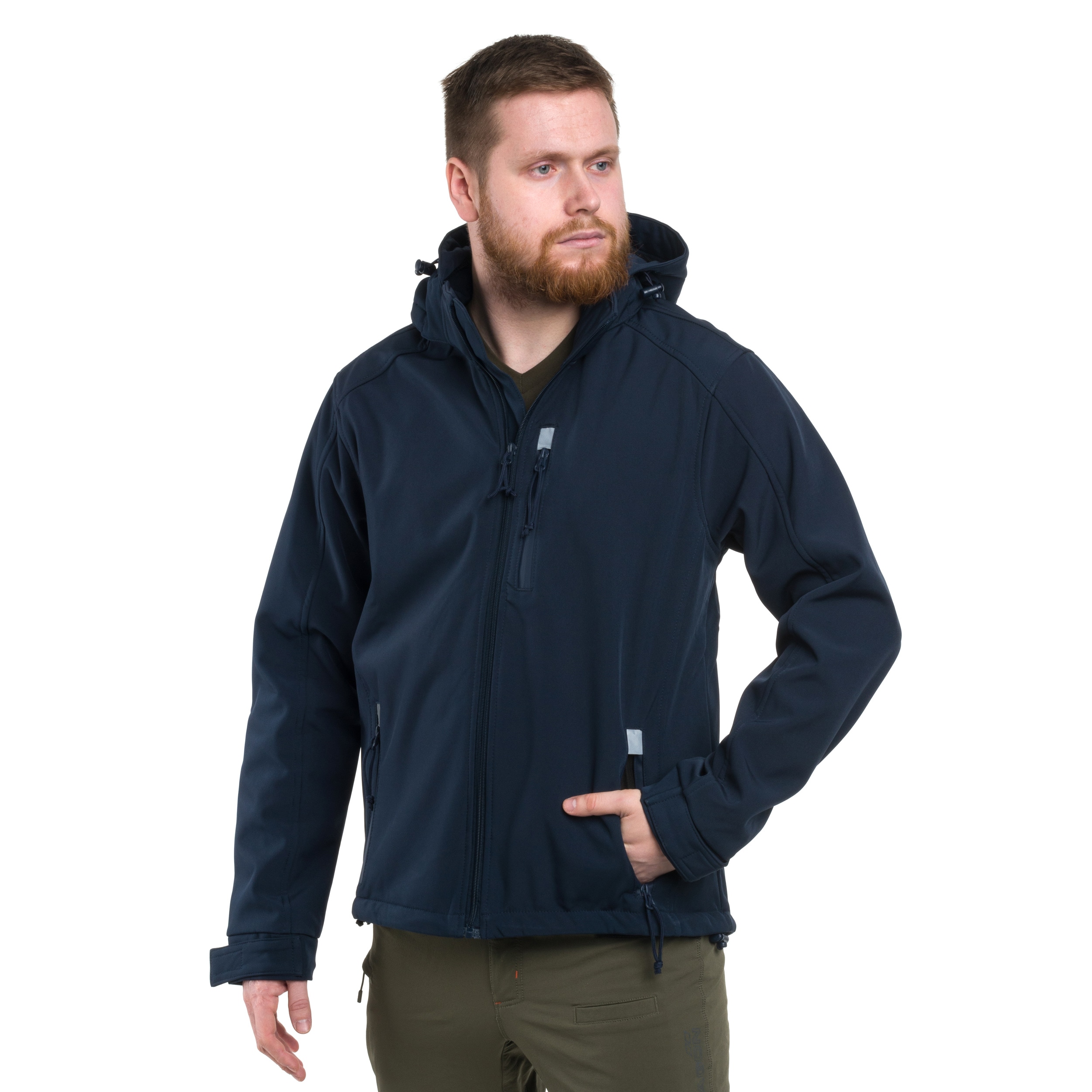 Brandit - Softshell Hurricane Jacke - Navy