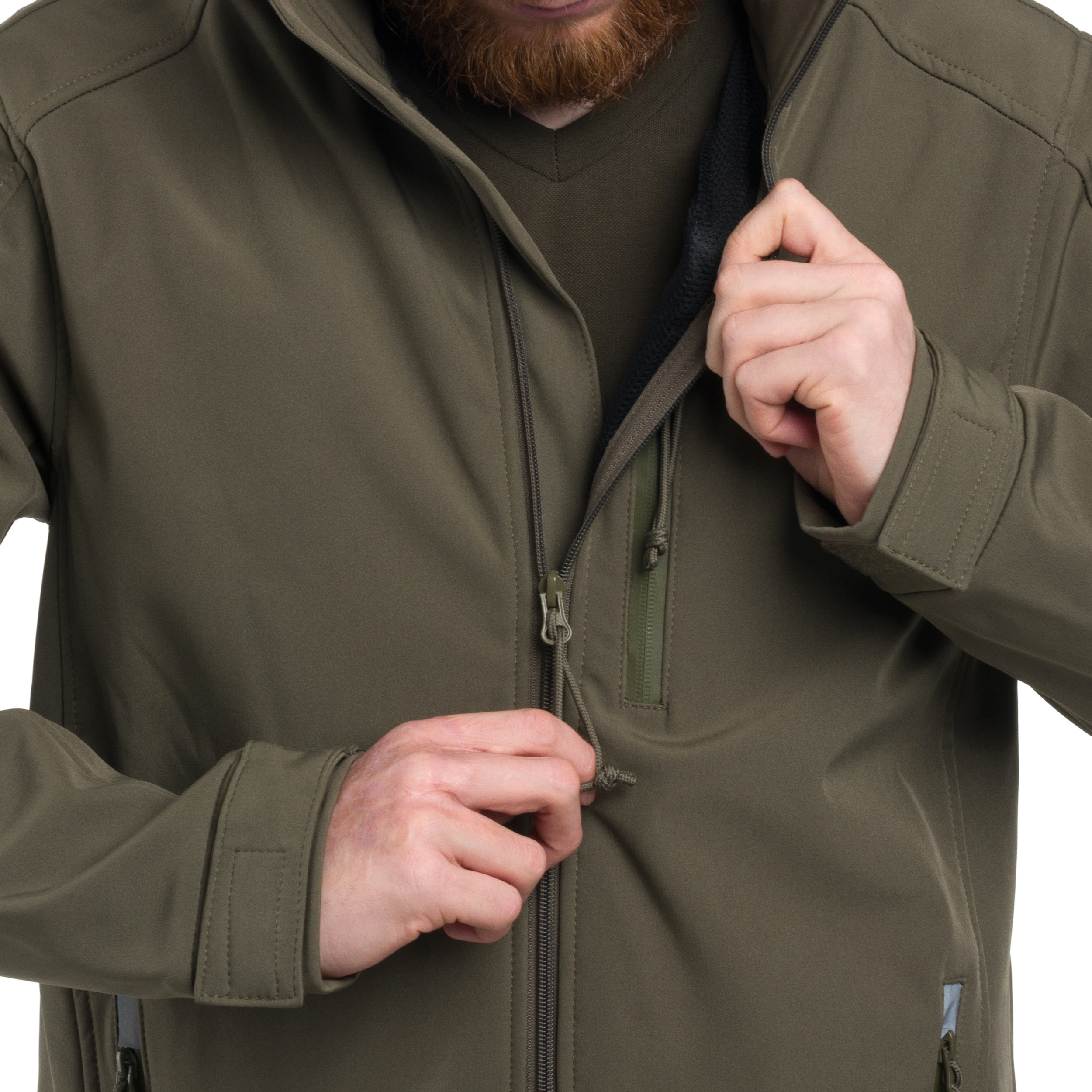 Brandit - Softshell Hurricane Jacke - Olive