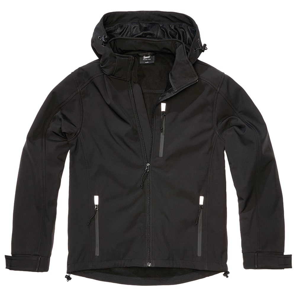 Brandit - Softshell Hurricane Jacke - Black