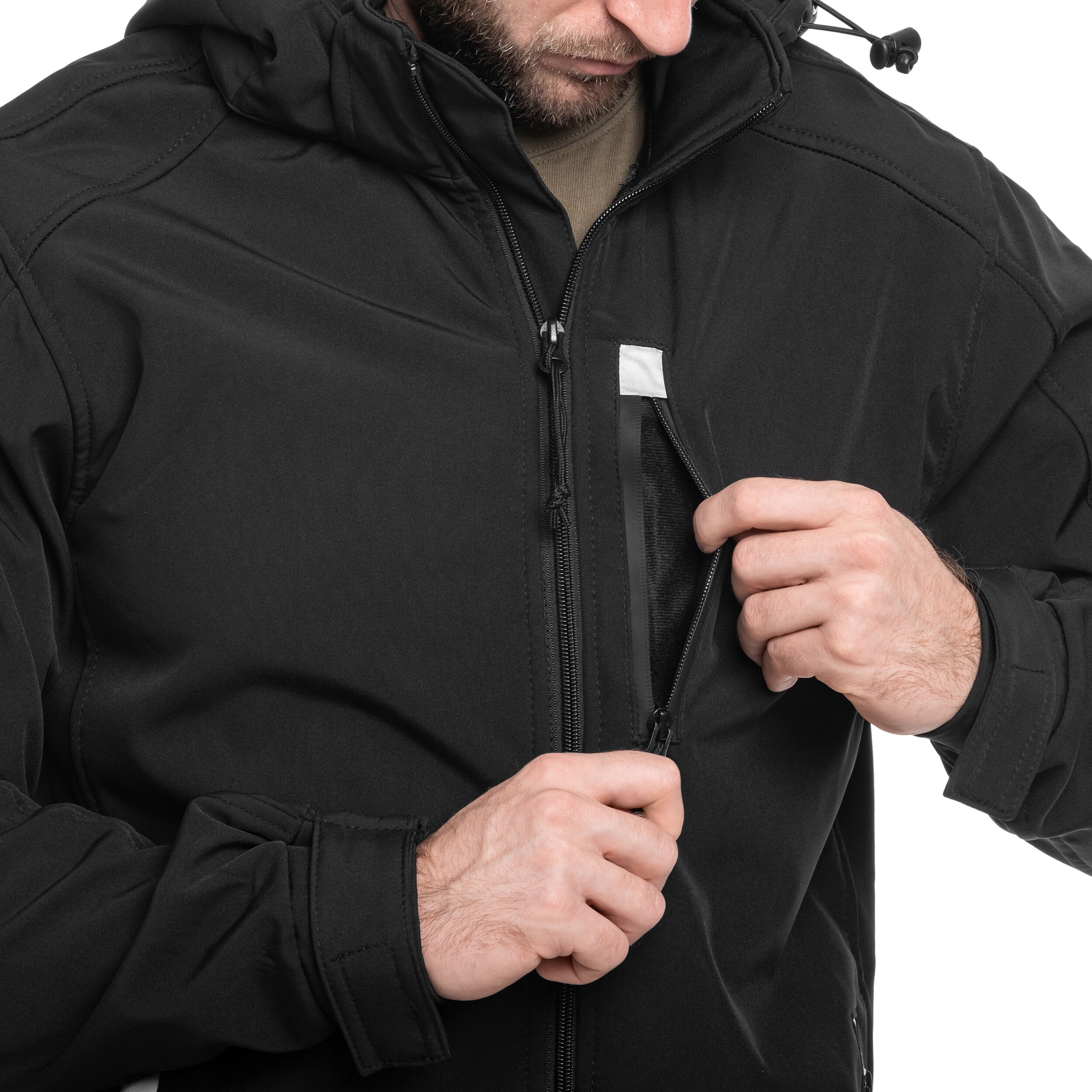 Brandit - Softshell Hurricane Jacke - Black