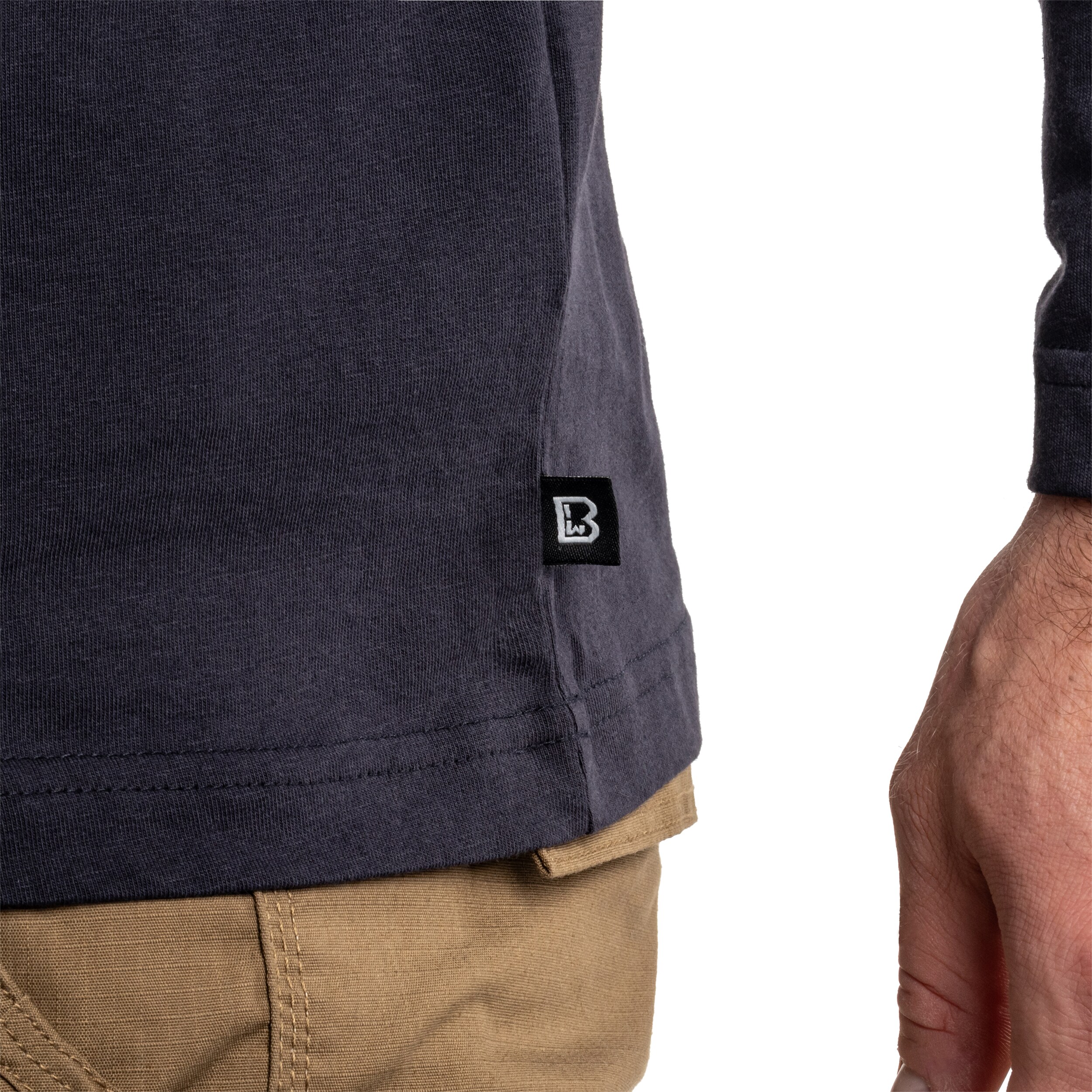 Brandit - Premium Long Sleeve Shirt - Langarm-Shirt - Navy