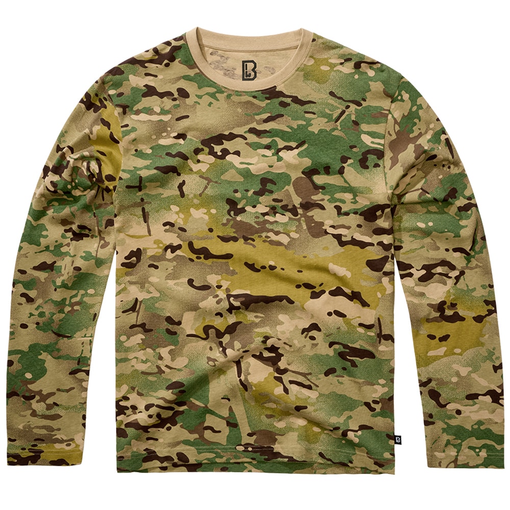 Brandit - Premium Long Sleeve Shirt - Langarm-Shirt - Tactical Camo