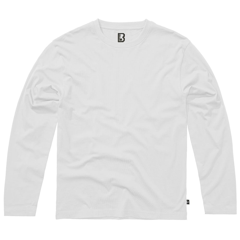 Brandit - Premium Long Sleeve Shirt - T-Shirt - White