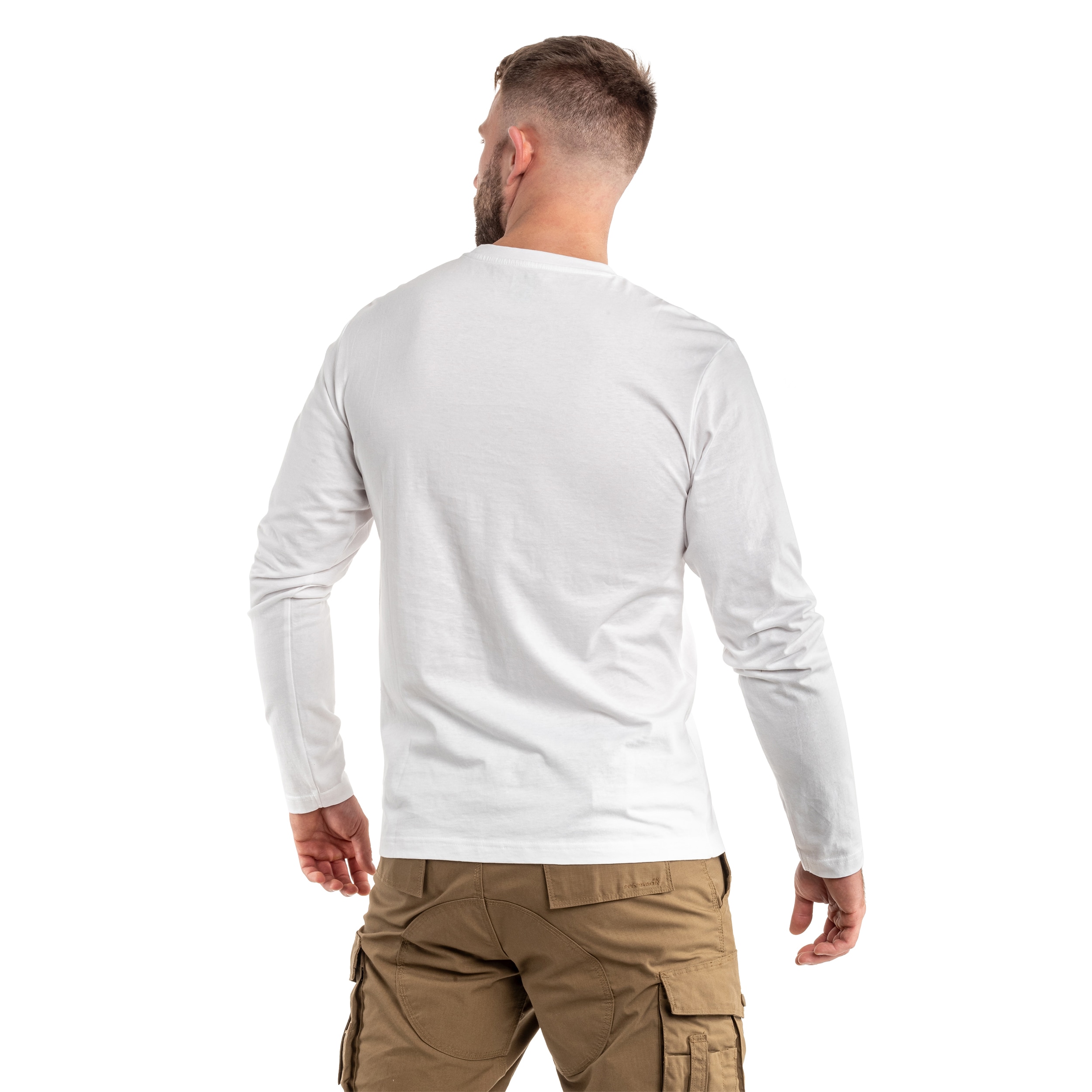 Brandit - Premium Long Sleeve Shirt - T-Shirt - White