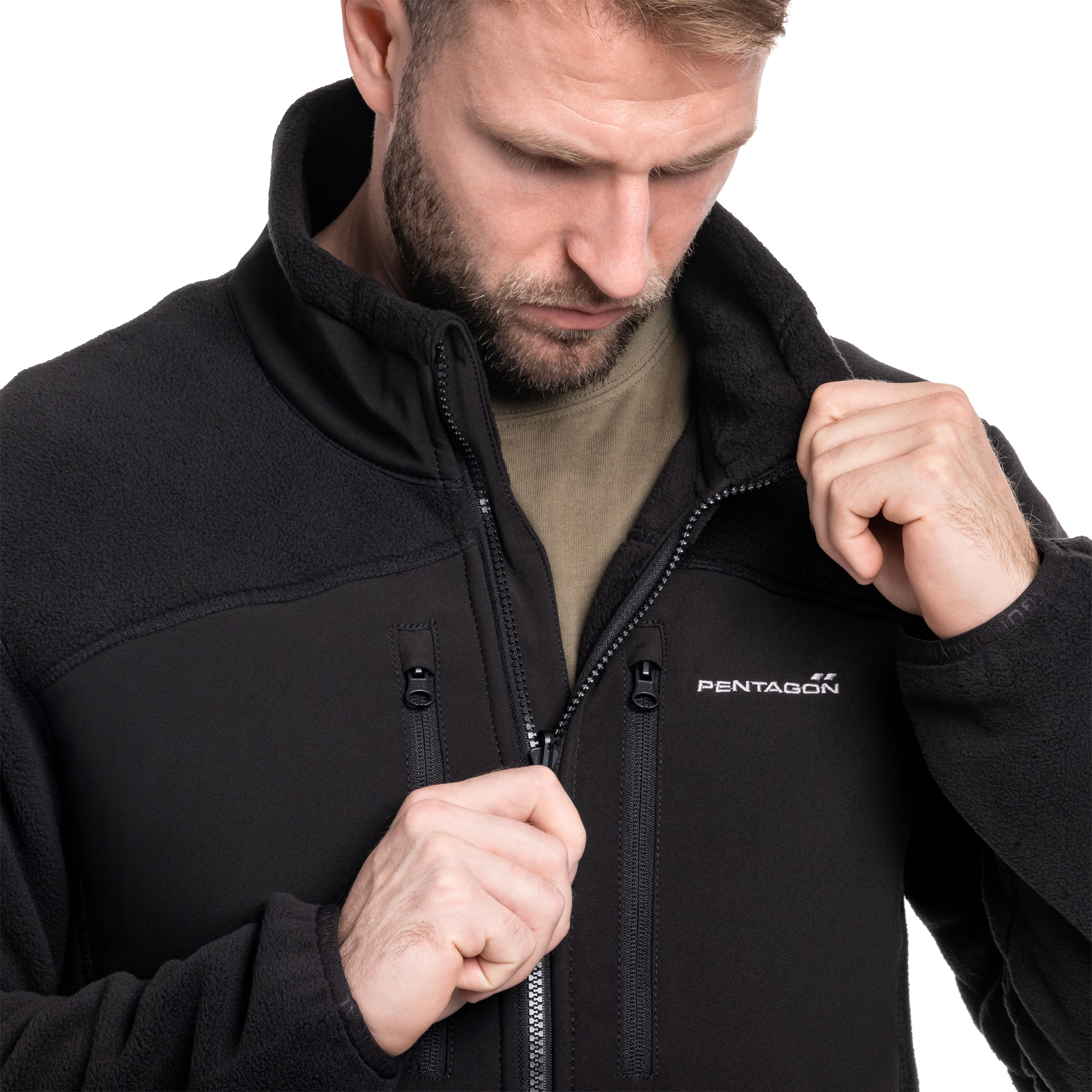 Pentagon - Ajax Fleecejacke - Black