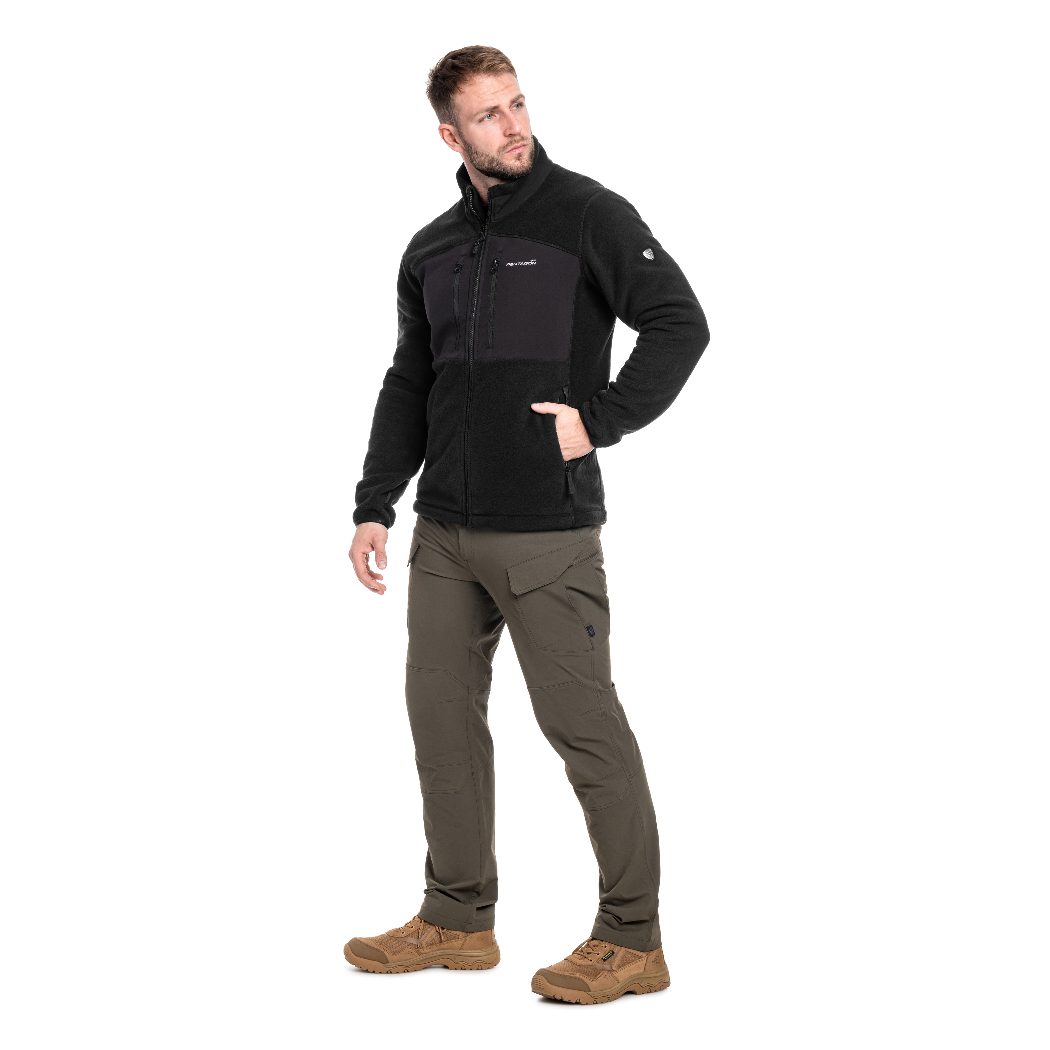 Pentagon - Ajax Fleecejacke - Black