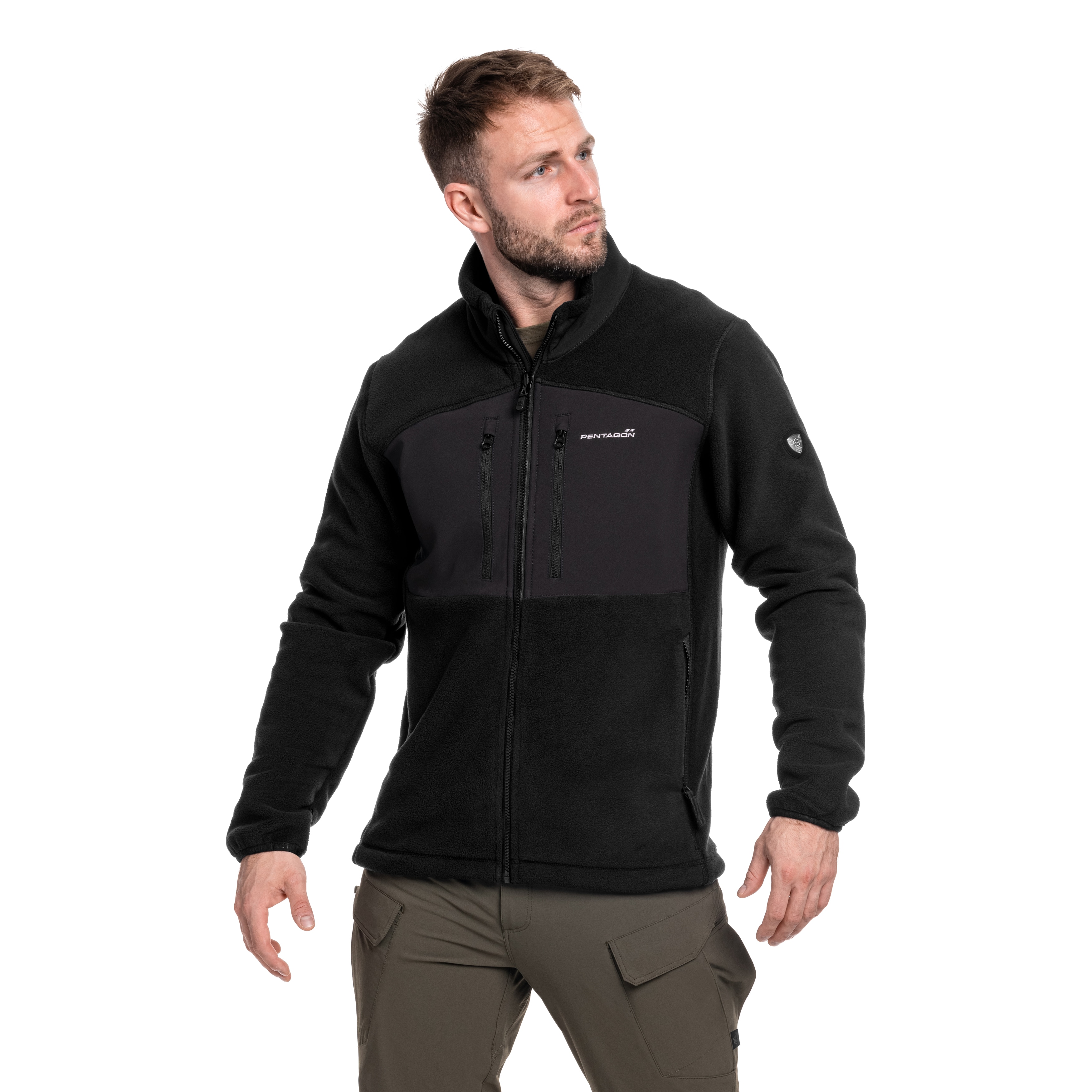 Pentagon - Ajax Fleecejacke - Black