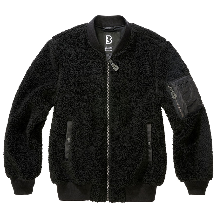 Brandit - MA1 Sherpa Jacket Jacke - Black