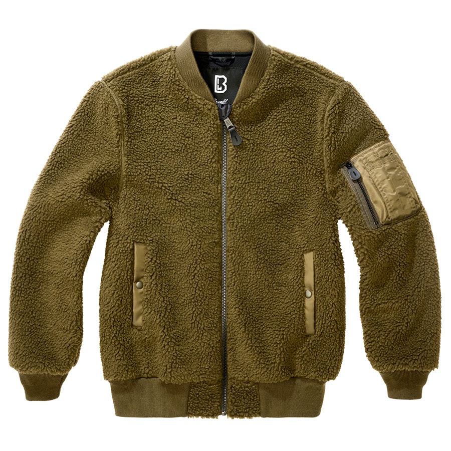 Brandit - MA1 Sherpa Jacket Jacke - Olive