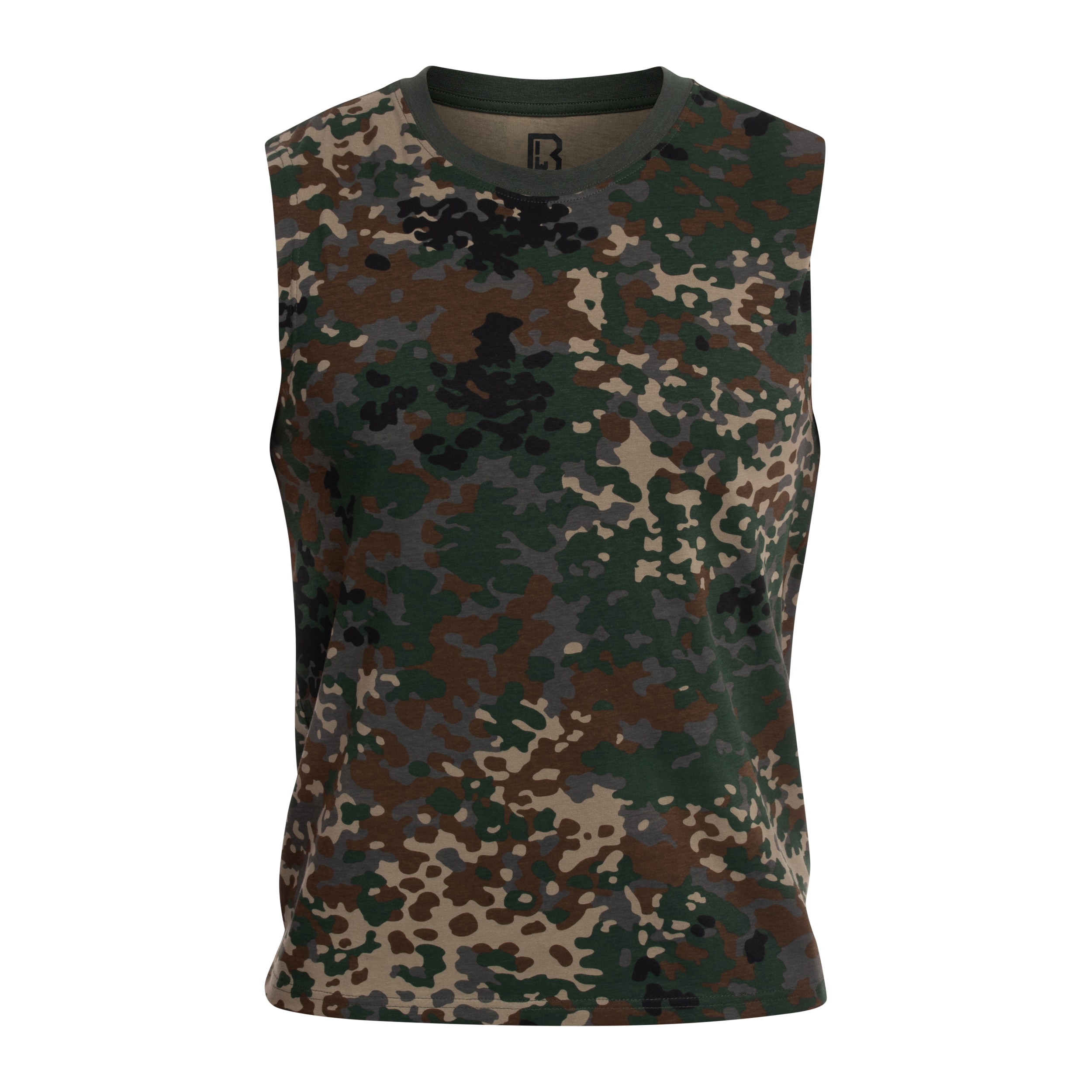 Brandit - Sleeveless Tank Top T-Shirt - Flecktarn