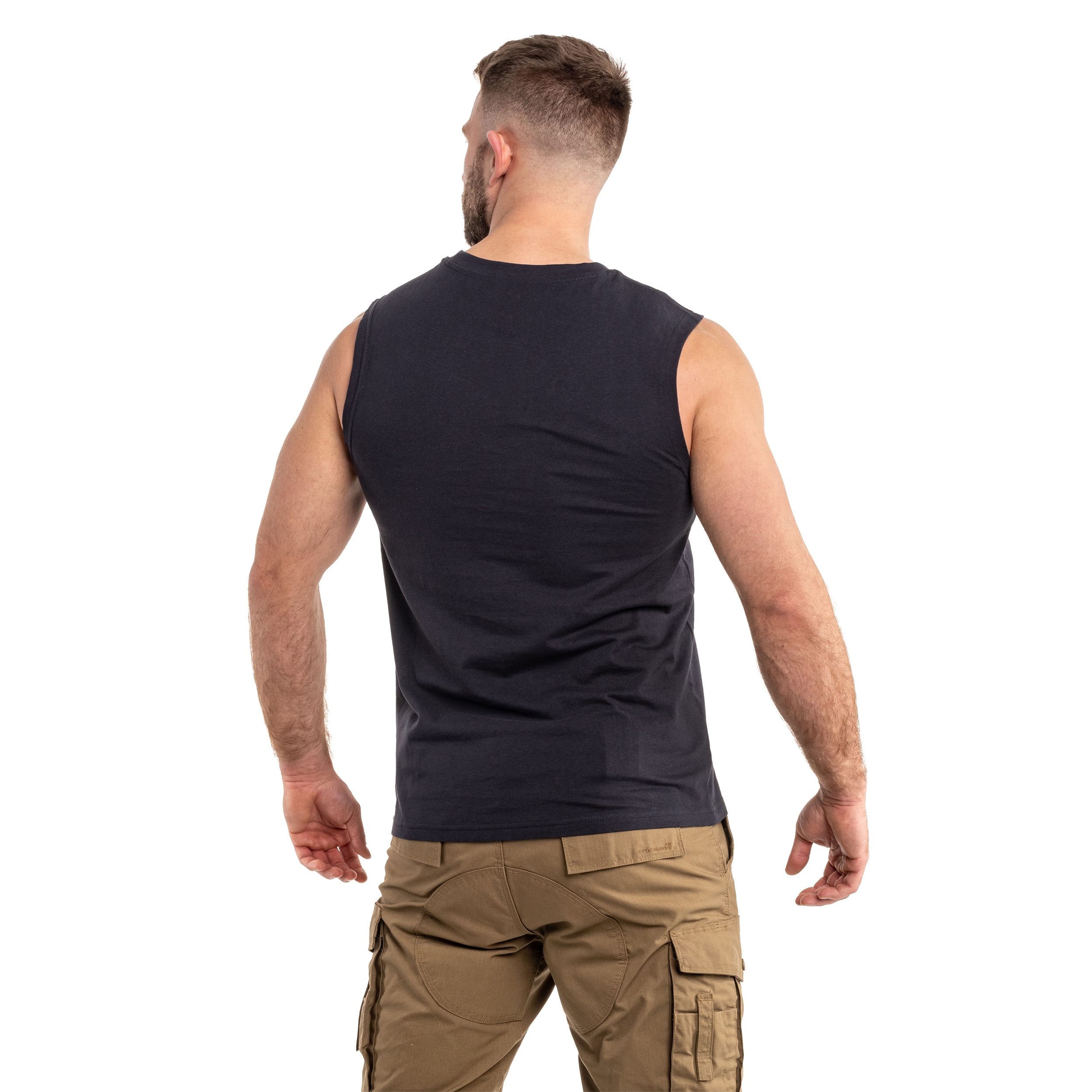 Brandit - Sleeveless Tank Top T-Shirt - Navy