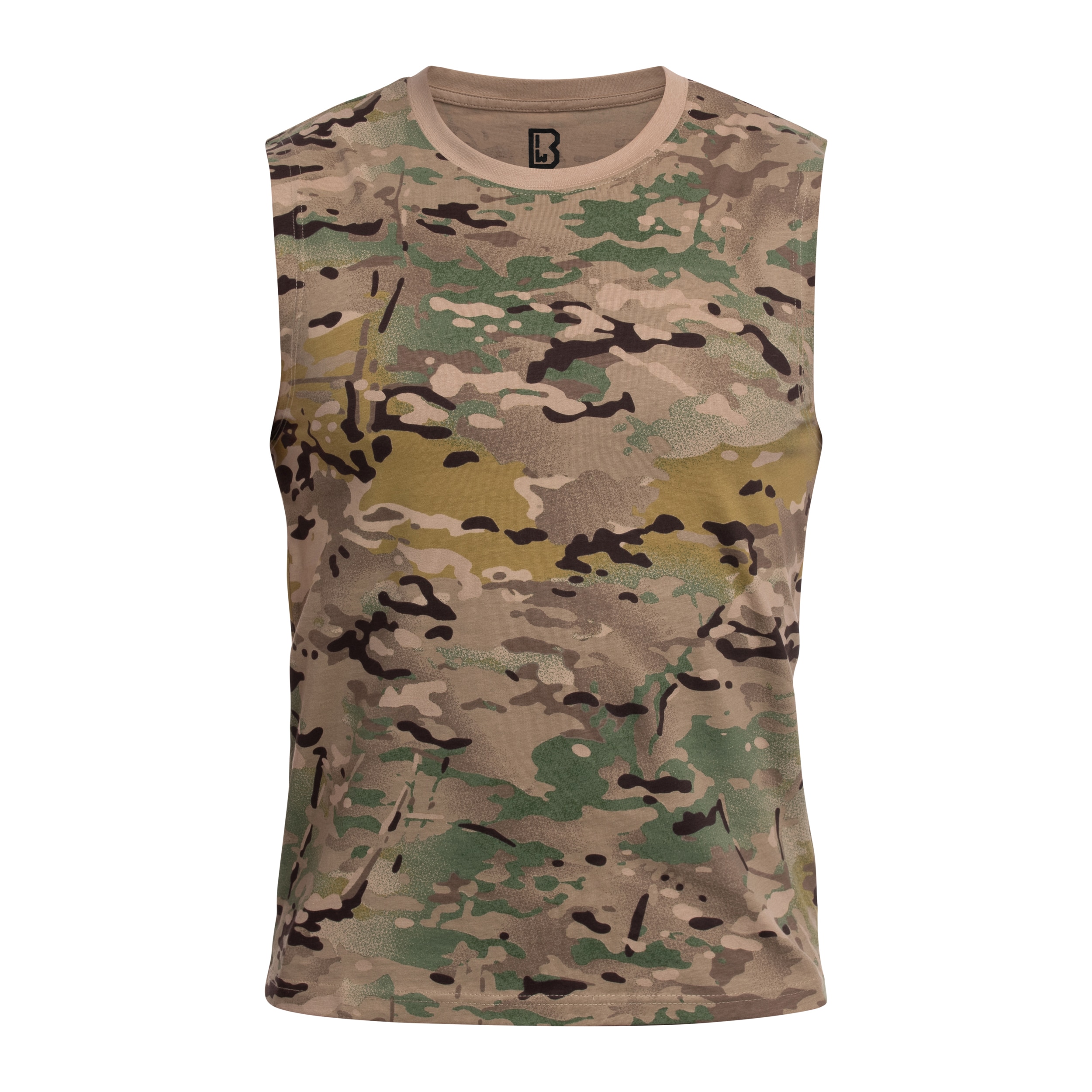 Brandit - Sleeveless Tank Top T-Shirt - Tactical Camo