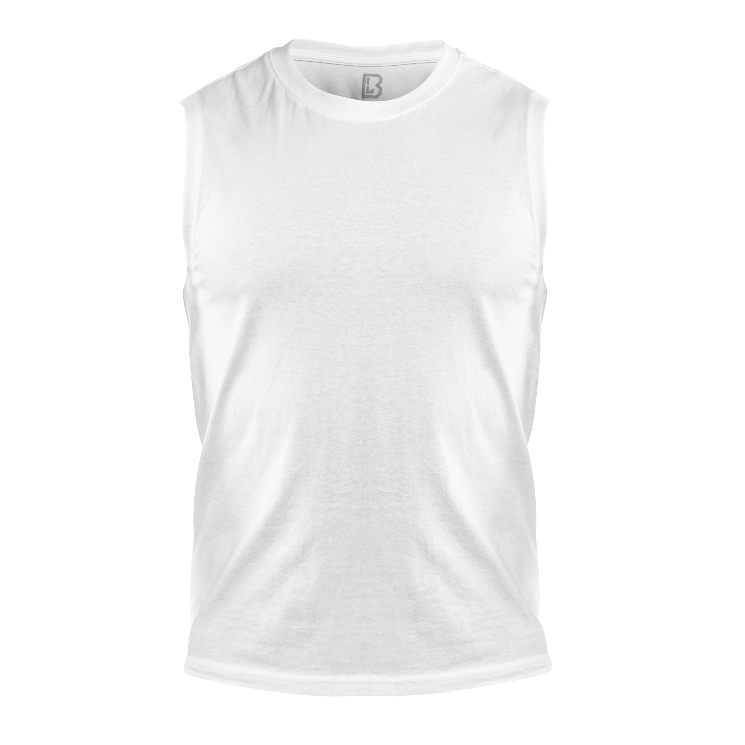 Brandit - Sleeveless Tank Top T-Shirt - White