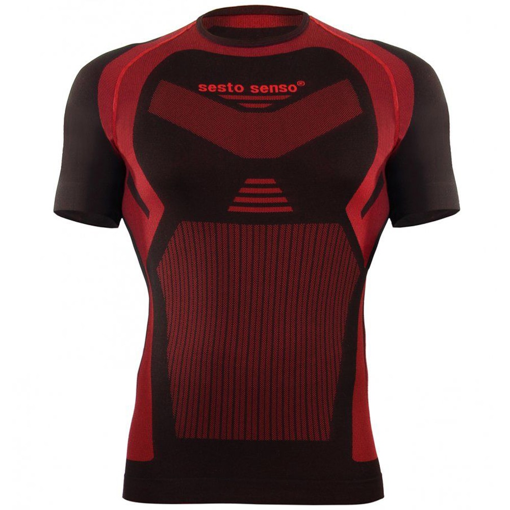 Sesto Senso - CL15 Thermo Active - Kurzärmeliges thermoaktives T-Shirt - Rot