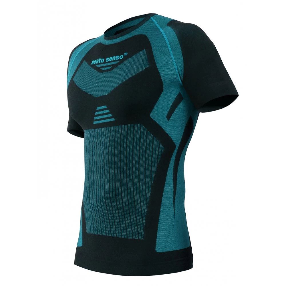 Sesto Senso - CL15 Thermo Active Kurzarm Thermo-Shirt - Blau