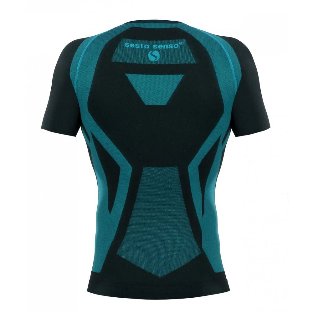 Sesto Senso - CL15 Thermo Active Kurzarm Thermo-Shirt - Blau