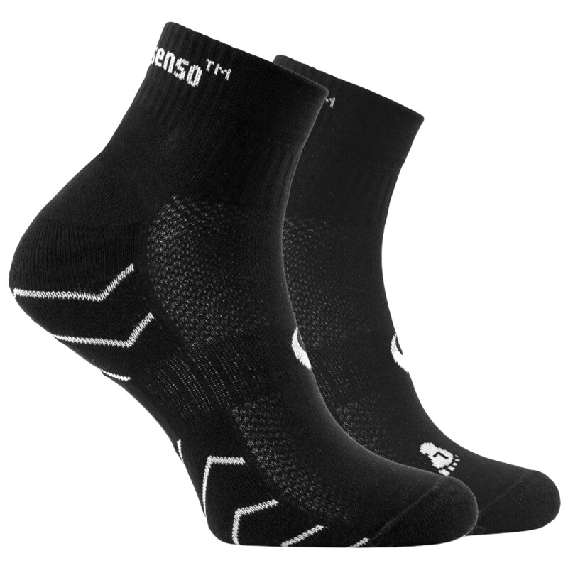 Sesto Senso - Sportsocken Terry AMZ - Schwarz