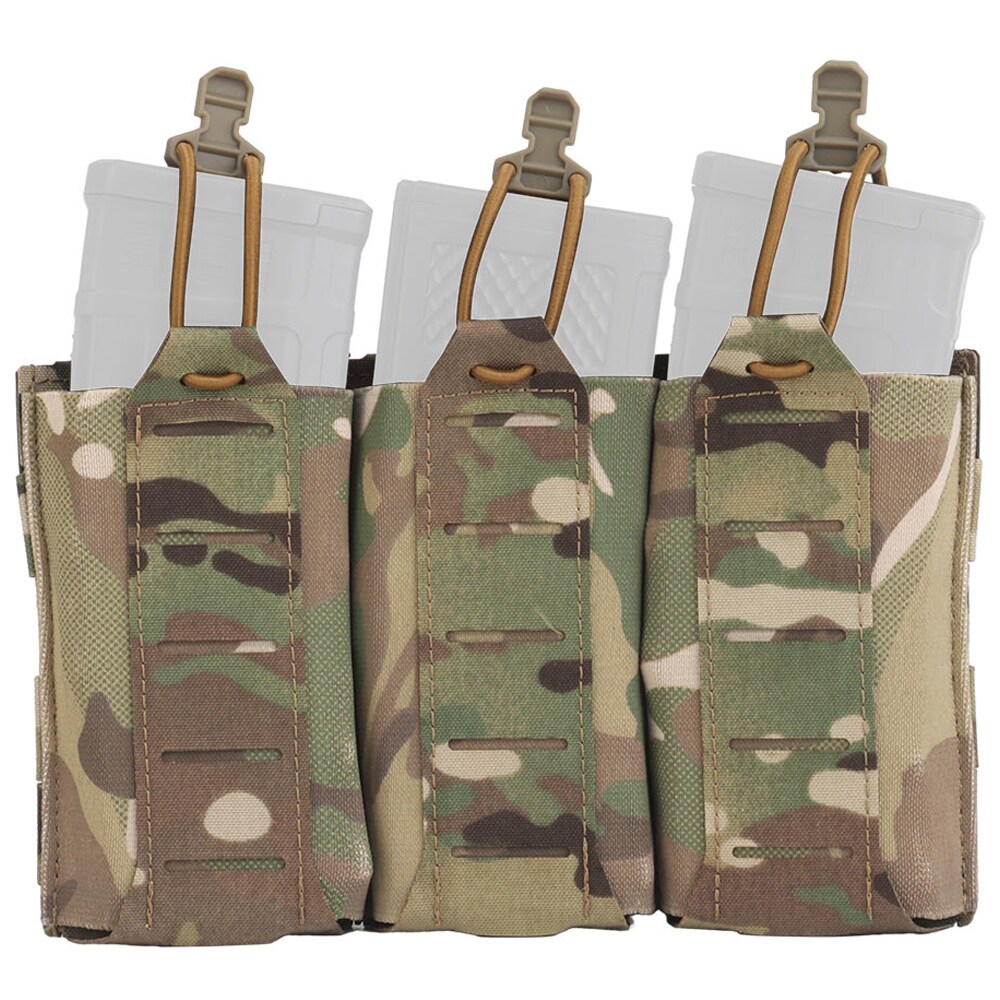 Wosport - Dreifach-Magazintasche für AR15-Magazine - MultiCam
