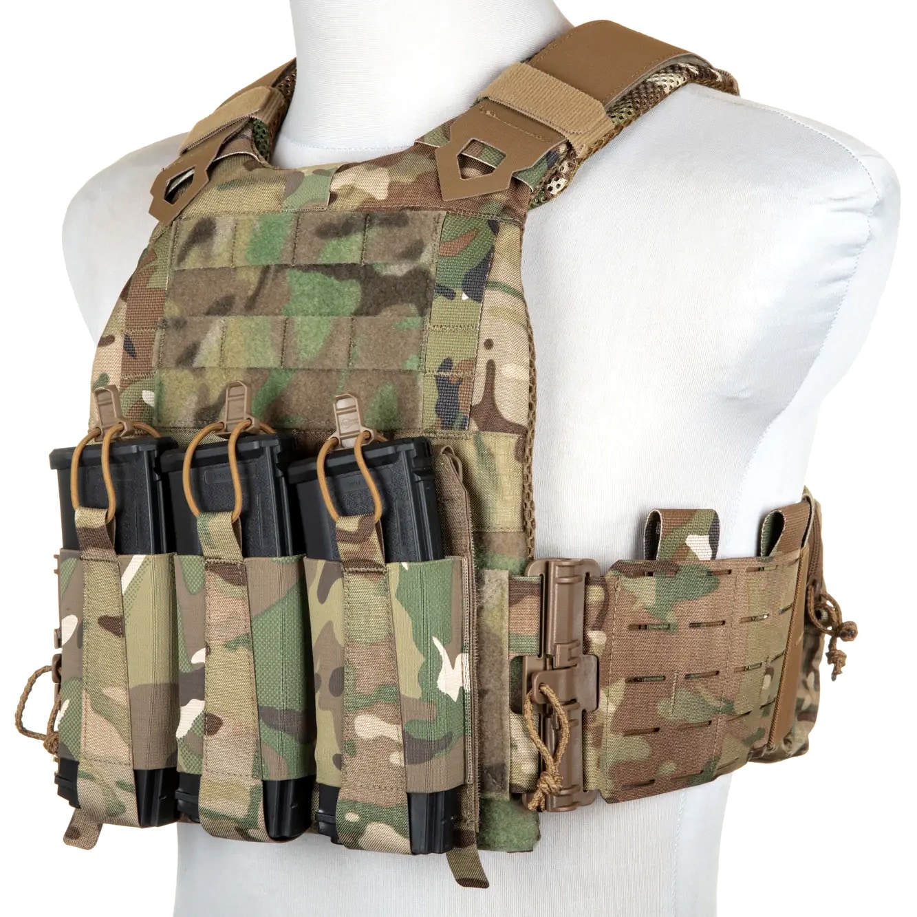 PEW Tactical - Plate Carrier FCSK taktische Weste - MultiCam