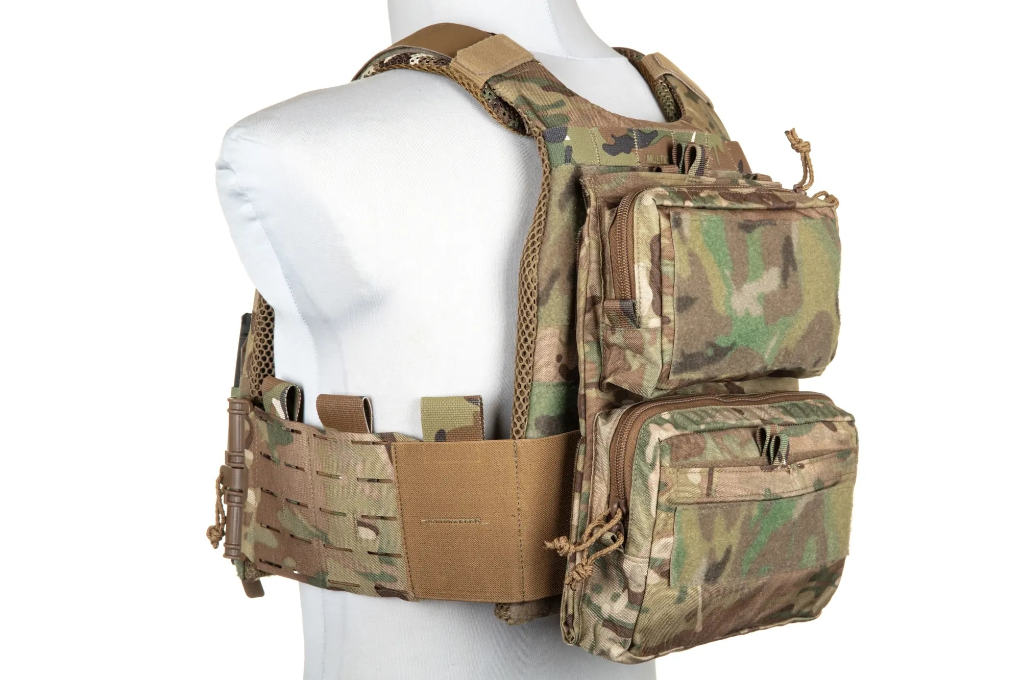 PEW Tactical - Plate Carrier FCSK taktische Weste - MultiCam