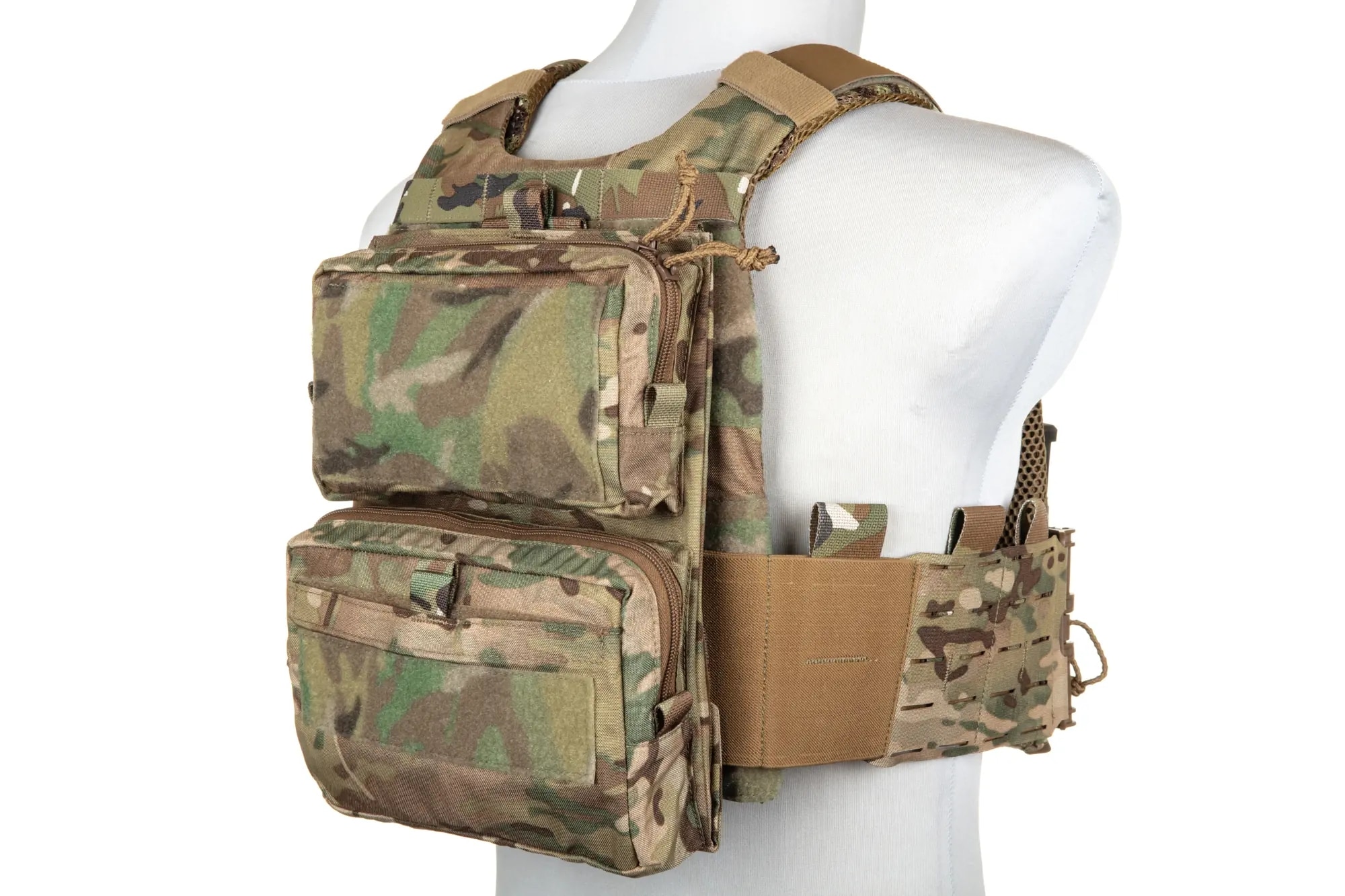 PEW Tactical - Plate Carrier FCSK taktische Weste - MultiCam