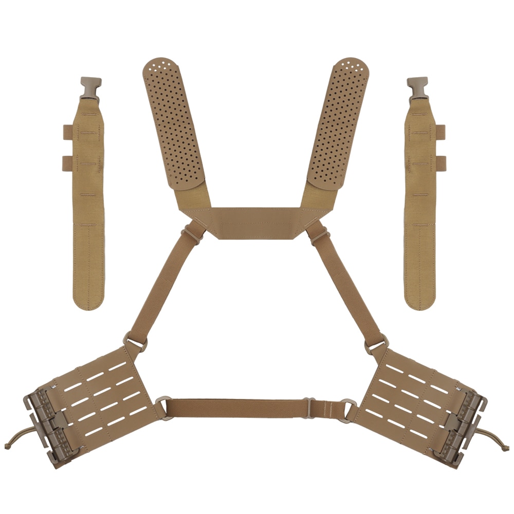 Wosport - Chest Rig Arc taktische Schultergurte - Coyote Brown