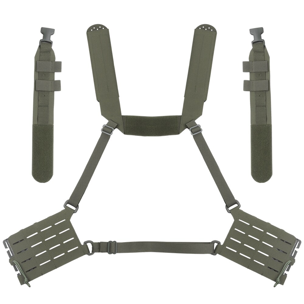 Wosport - Chest Rig Arc taktische Schultergurte - Ranger Green